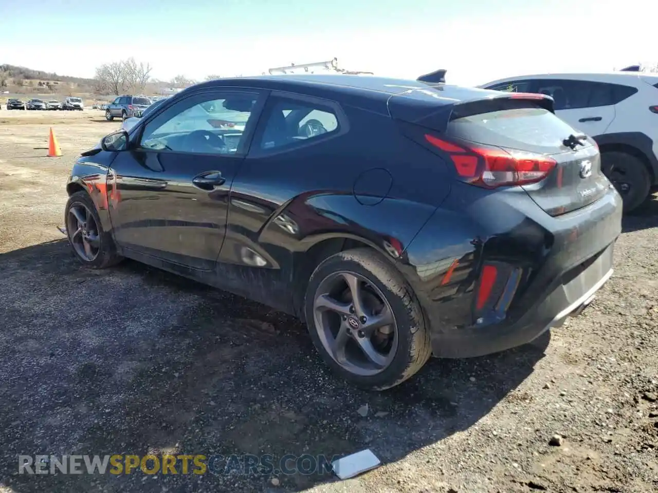 2 Photograph of a damaged car KMHTG6AF9KU011844 HYUNDAI VELOSTER 2019