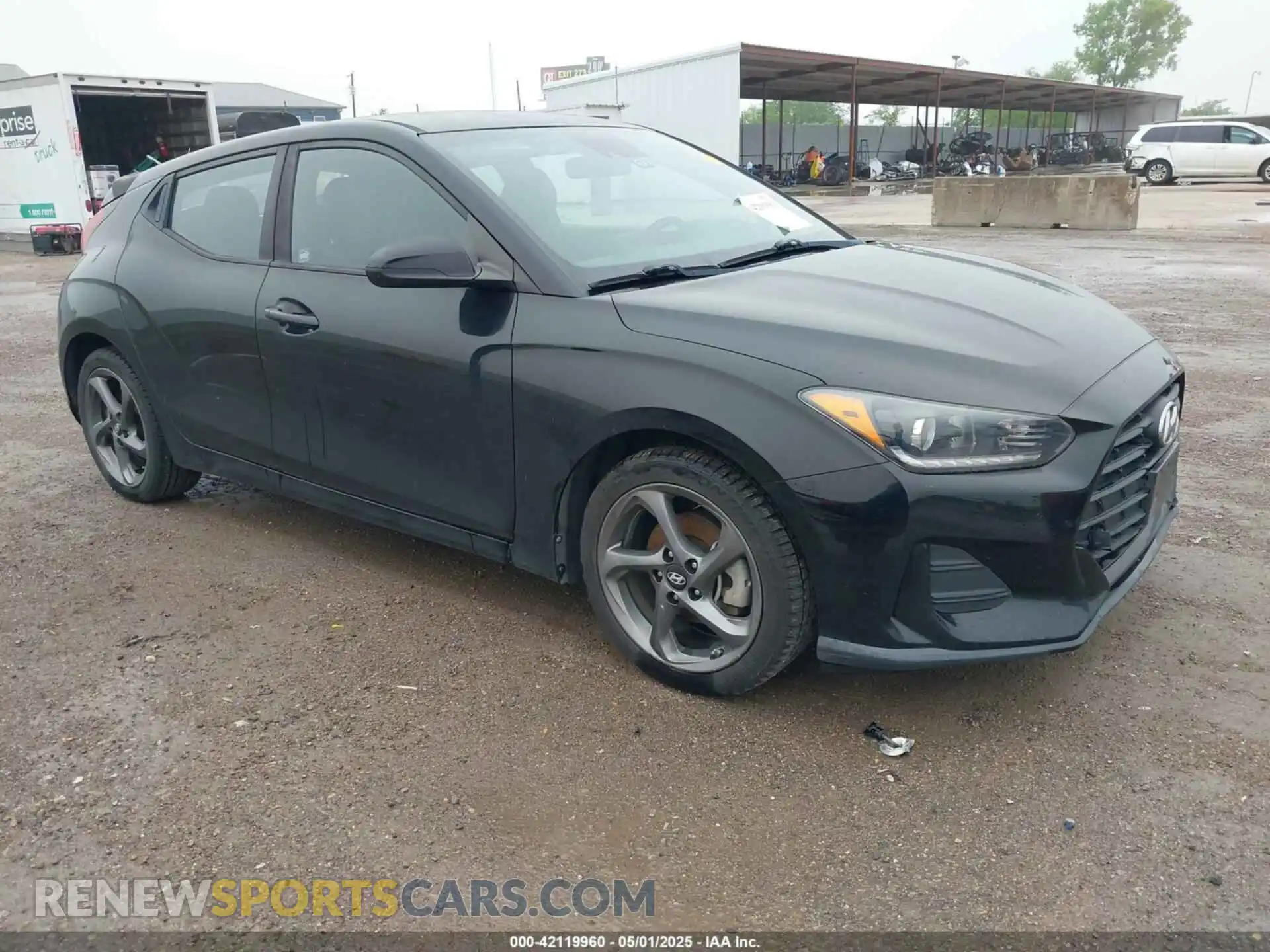 1 Photograph of a damaged car KMHTG6AFXKU019550 HYUNDAI VELOSTER 2019