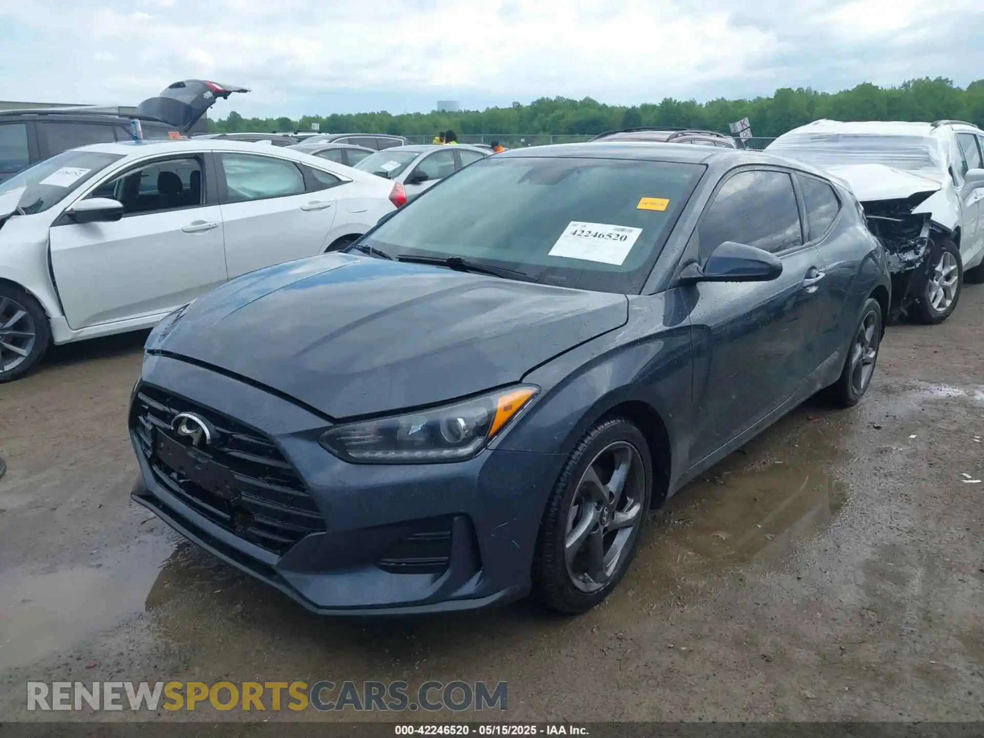2 fotografías del automóvil dañado KMHTG6AFXKU019726 HYUNDAI VELOSTER 2019