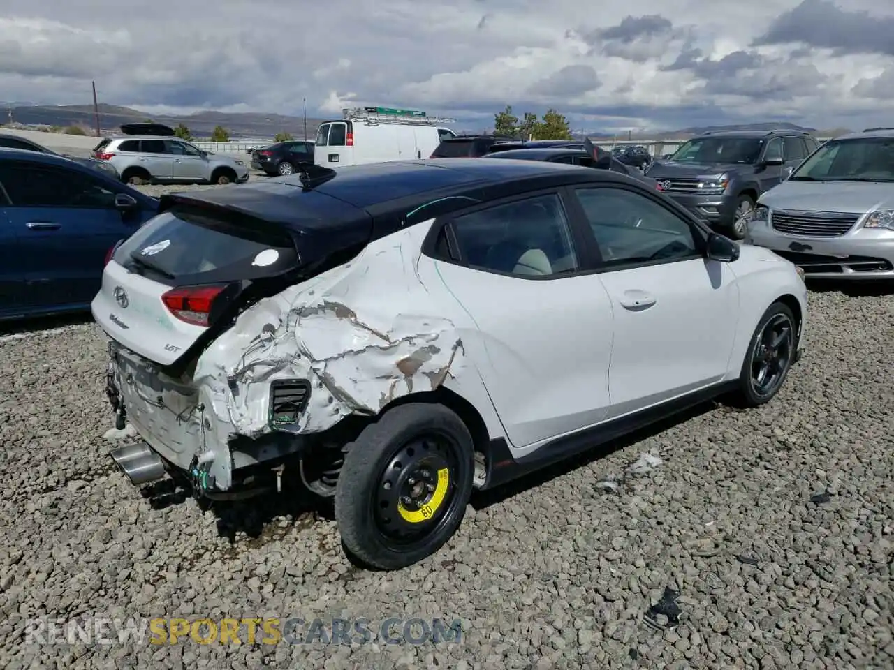 3 Фотография поврежденного автомобиля KMHTH6AB0KU015856 HYUNDAI VELOSTER 2019