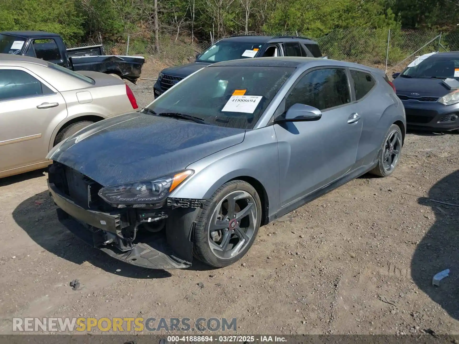 2 Photograph of a damaged car KMHTH6AB3KU005905 HYUNDAI VELOSTER 2019