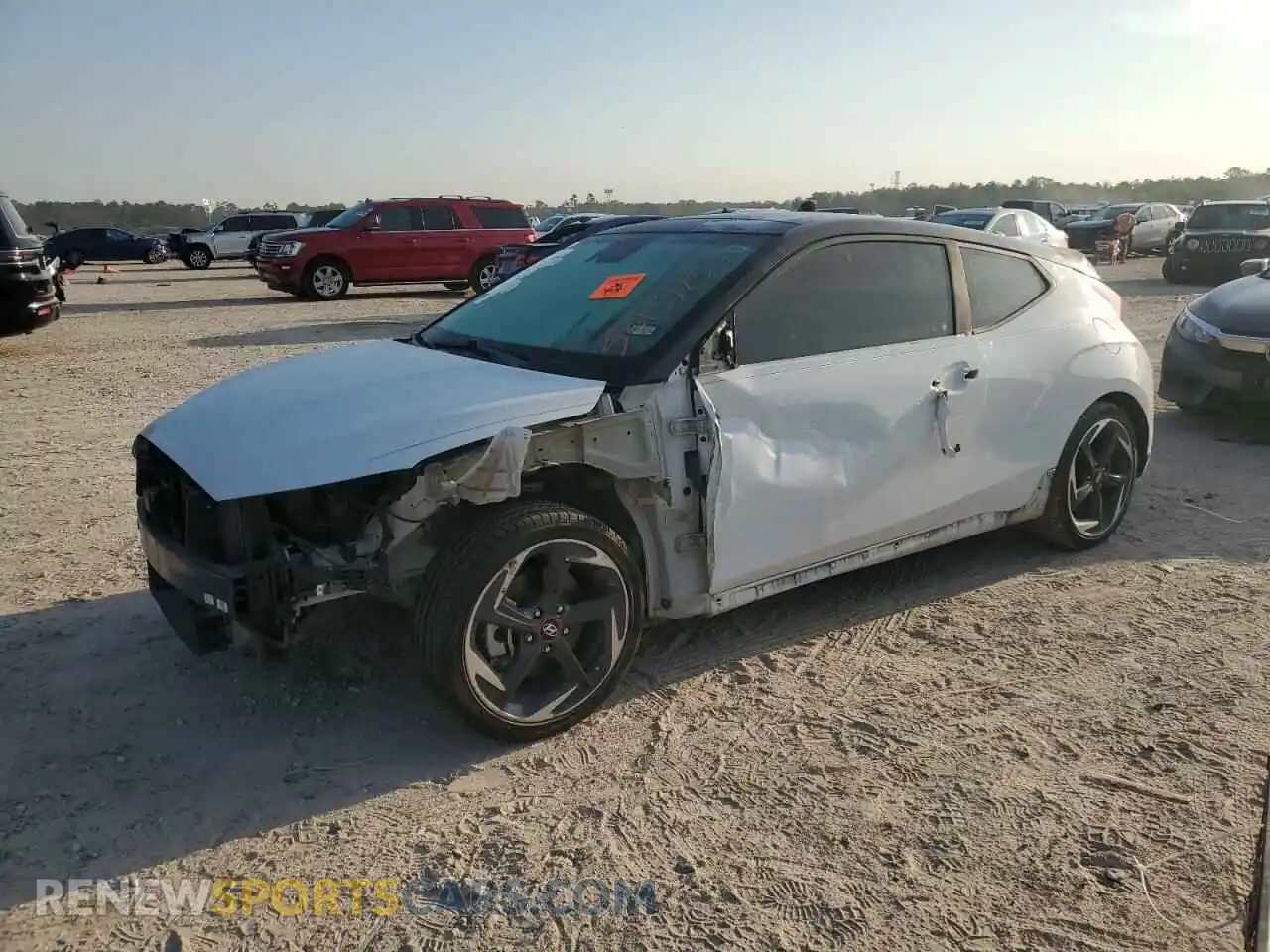 1 Photograph of a damaged car KMHTH6AB4KU009686 HYUNDAI VELOSTER 2019