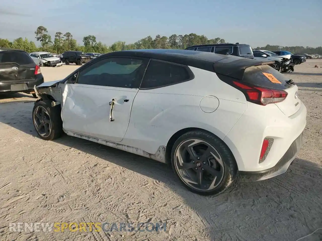 2 Photograph of a damaged car KMHTH6AB4KU009686 HYUNDAI VELOSTER 2019