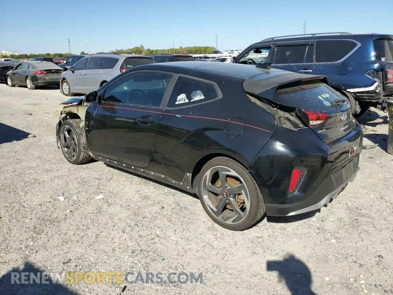 2 Photograph of a damaged car KMHTH6AB9KU019288 HYUNDAI VELOSTER 2019
