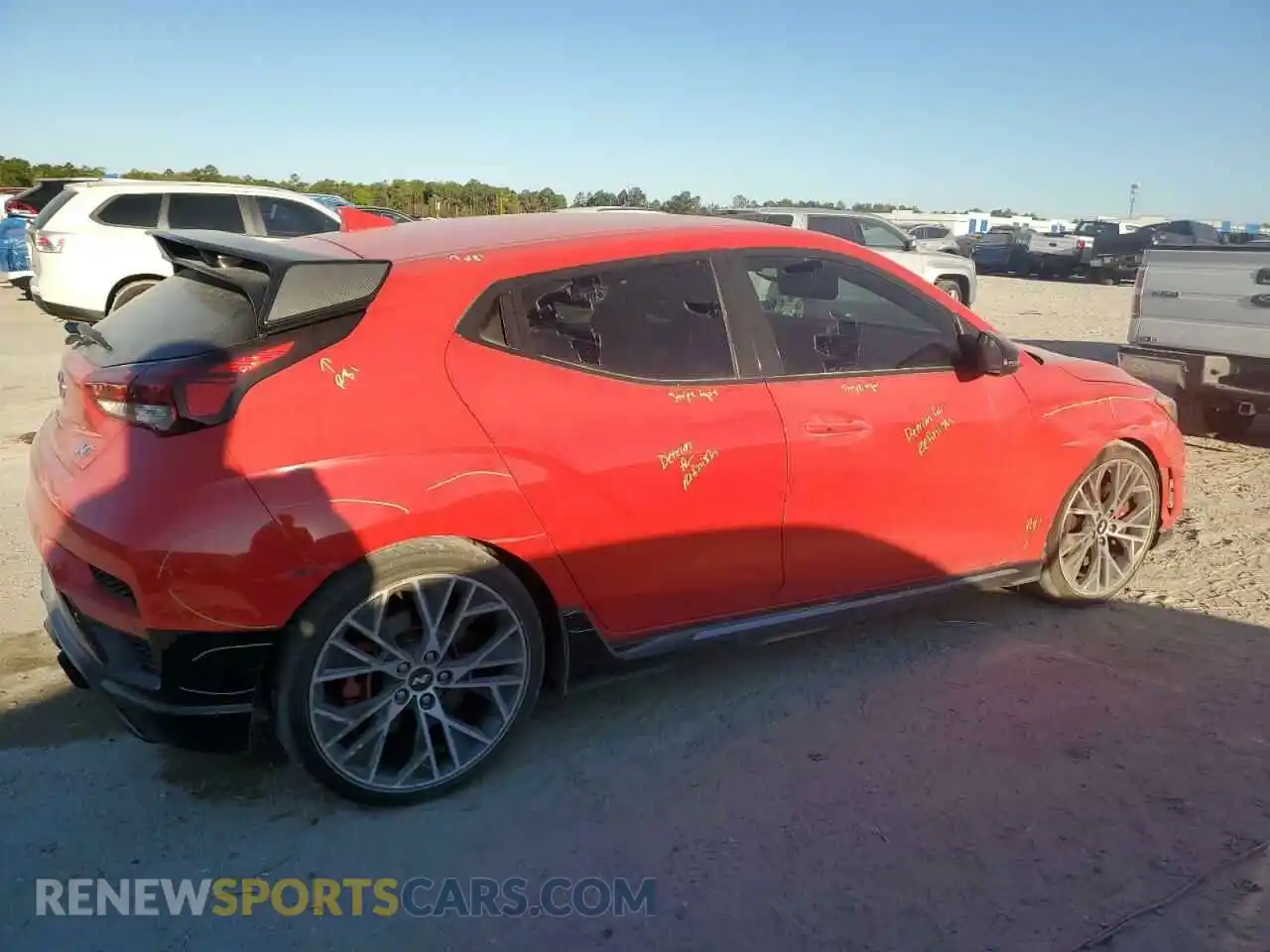 3 Photograph of a damaged car KMHT36AH5LU005411 HYUNDAI VELOSTER 2020