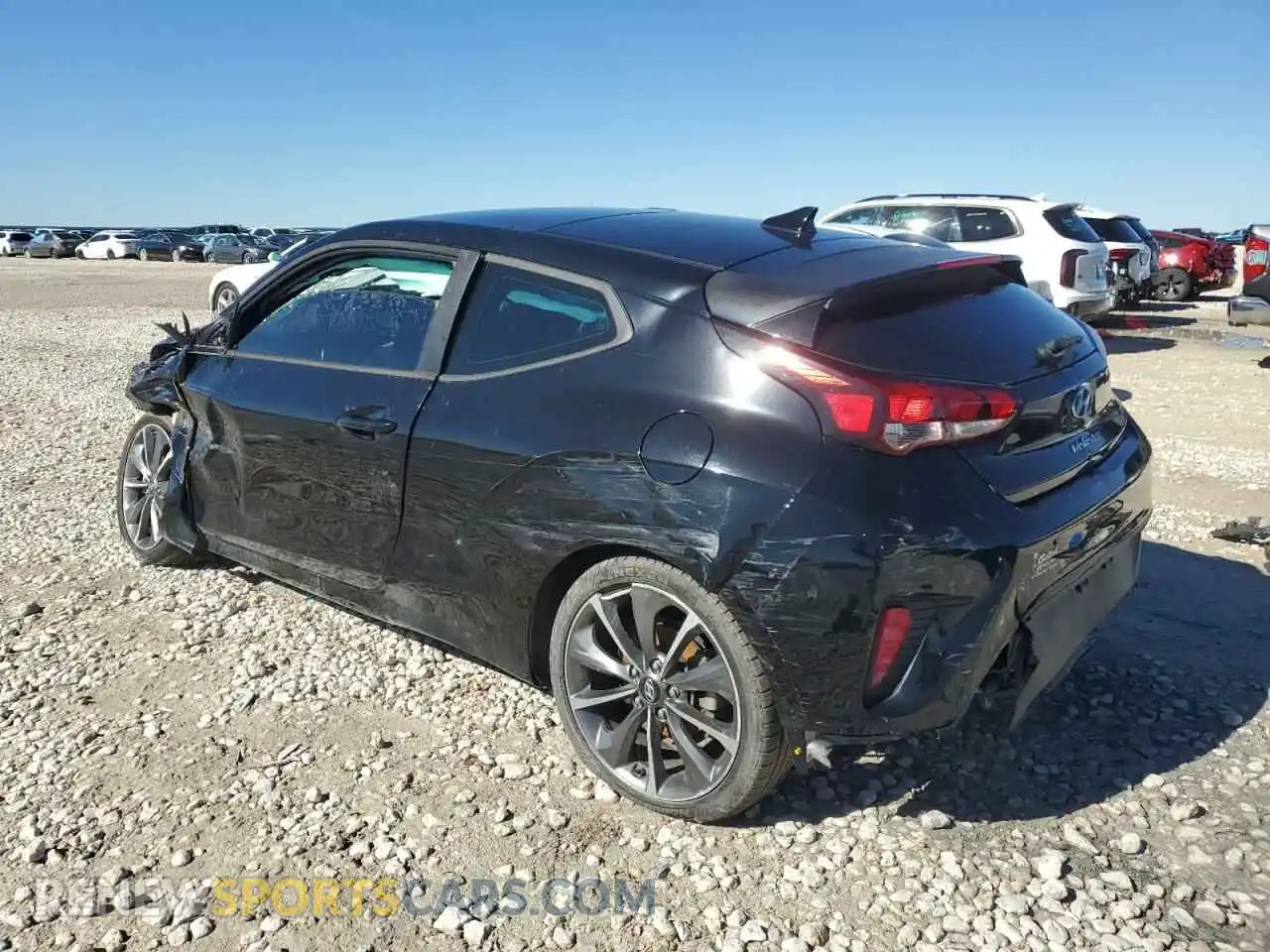2 Photograph of a damaged car KMHTG6AF1LU023777 HYUNDAI VELOSTER 2020