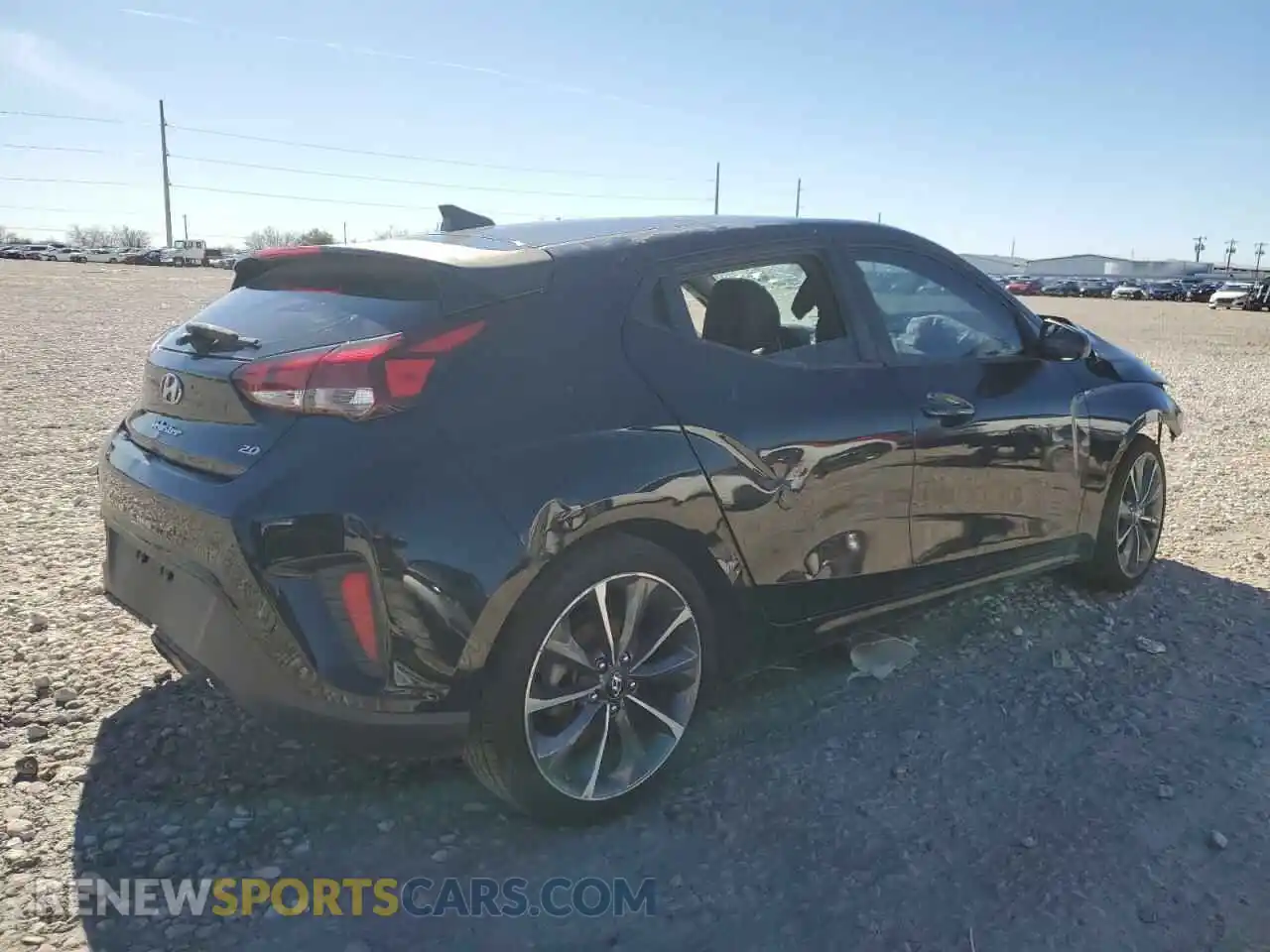 3 Photograph of a damaged car KMHTG6AF1LU023777 HYUNDAI VELOSTER 2020