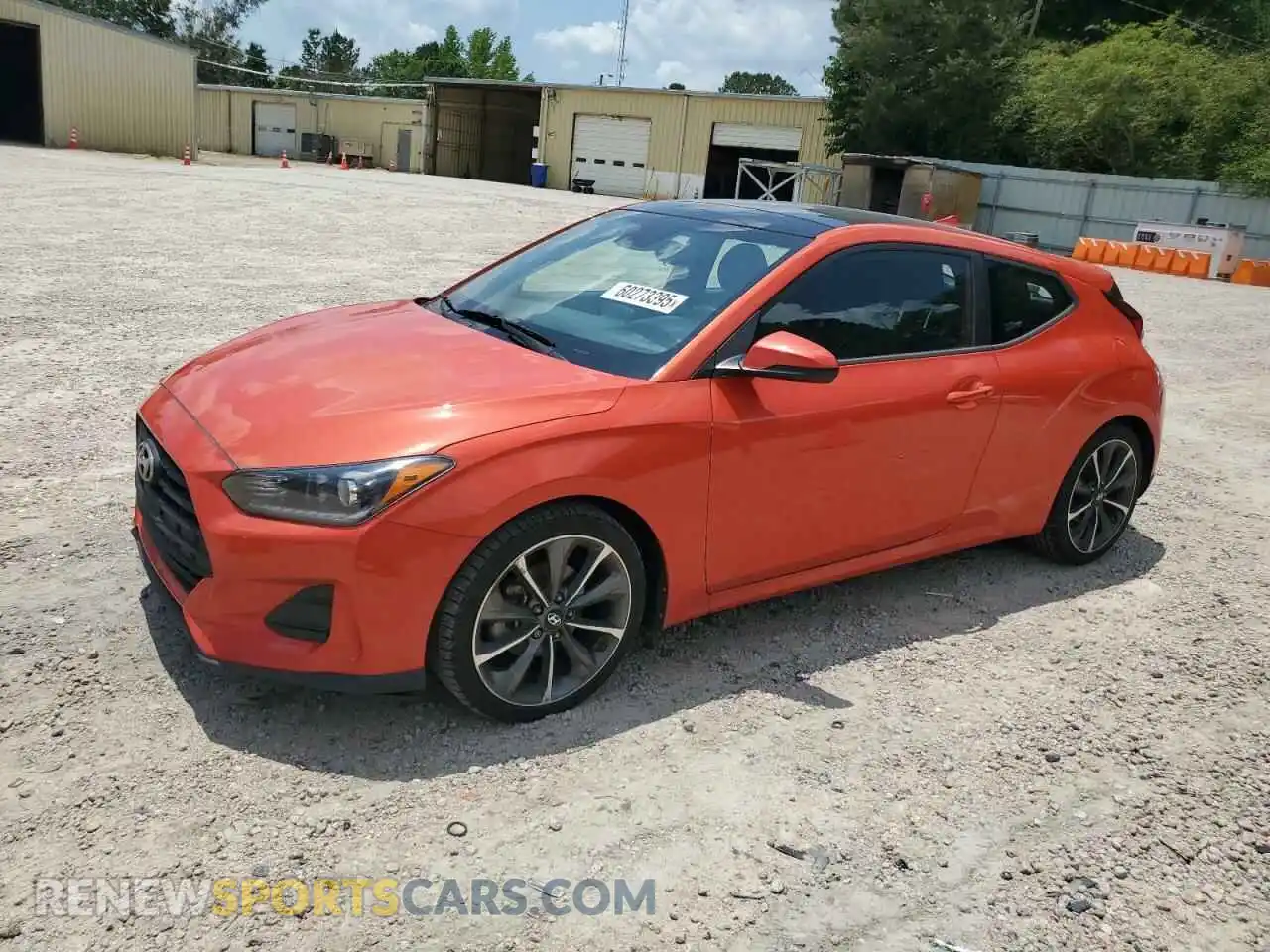 1 fotografías del automóvil dañado KMHTG6AF3LU022114 HYUNDAI VELOSTER 2020