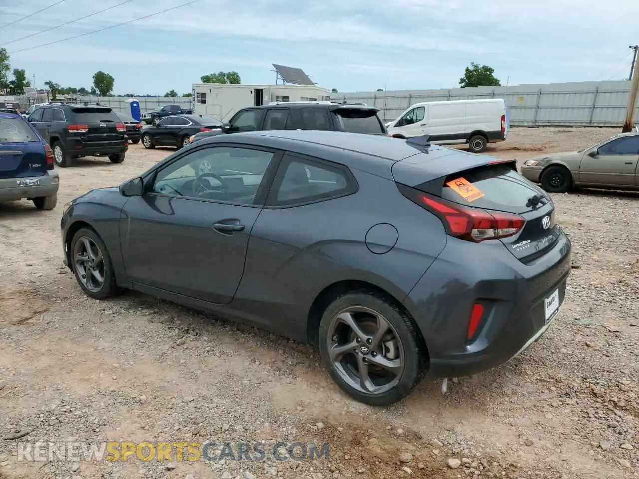 2 fotografías del automóvil dañado KMHTG6AF3LU028687 HYUNDAI VELOSTER 2020