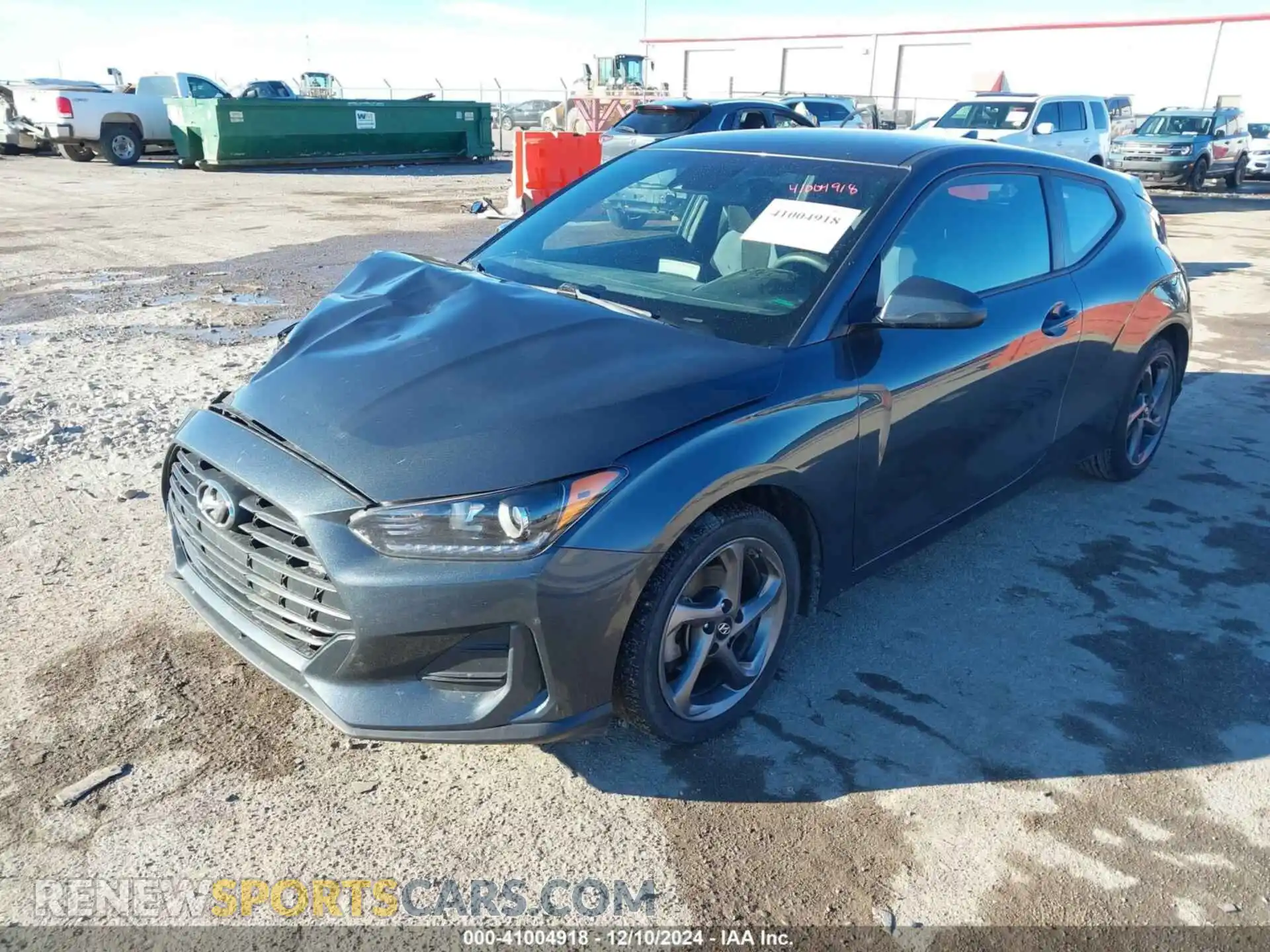 2 Photograph of a damaged car KMHTG6AF5LU027945 HYUNDAI VELOSTER 2020