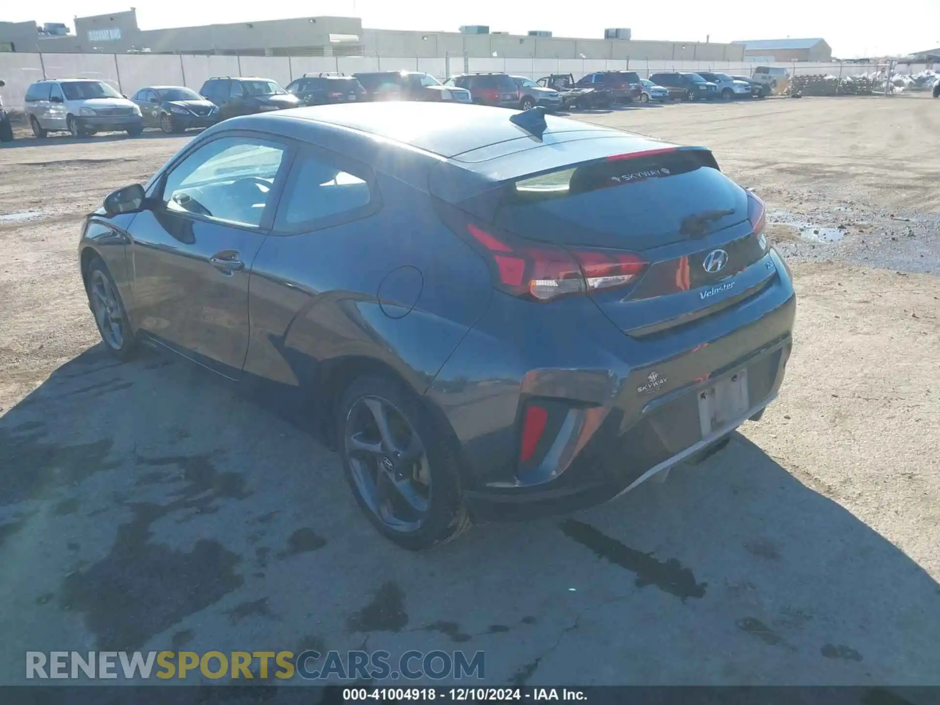 3 Photograph of a damaged car KMHTG6AF5LU027945 HYUNDAI VELOSTER 2020