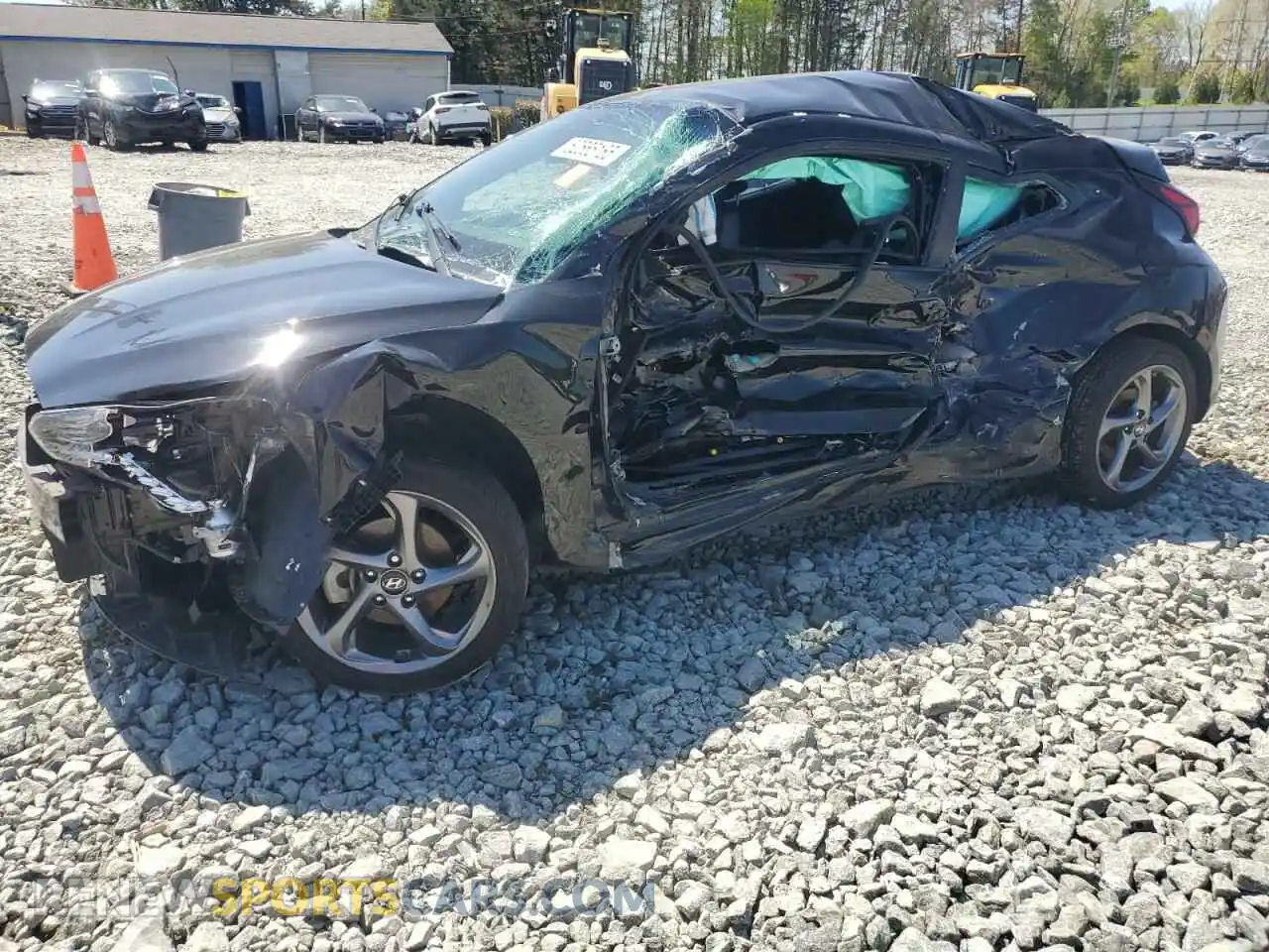 1 Photograph of a damaged car KMHTG6AF7LU022388 HYUNDAI VELOSTER 2020
