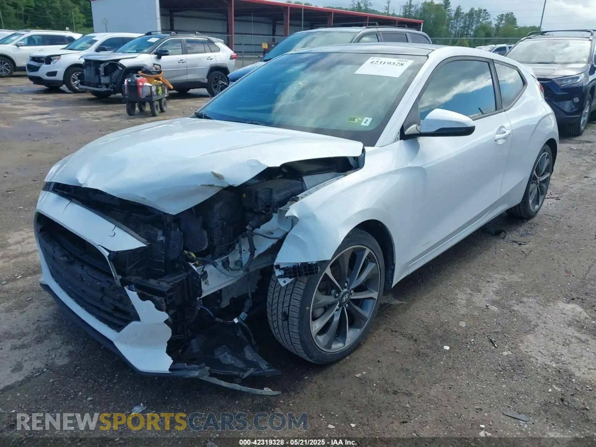 2 Фотография поврежденного автомобиля KMHTG6AF8LU028992 HYUNDAI VELOSTER 2020