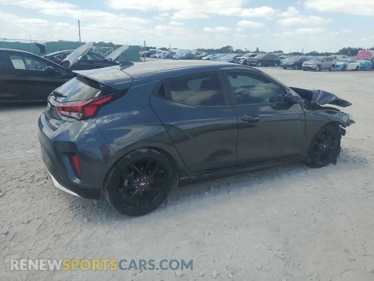 3 Photograph of a damaged car KMHTH6AB1LU031064 HYUNDAI VELOSTER 2020