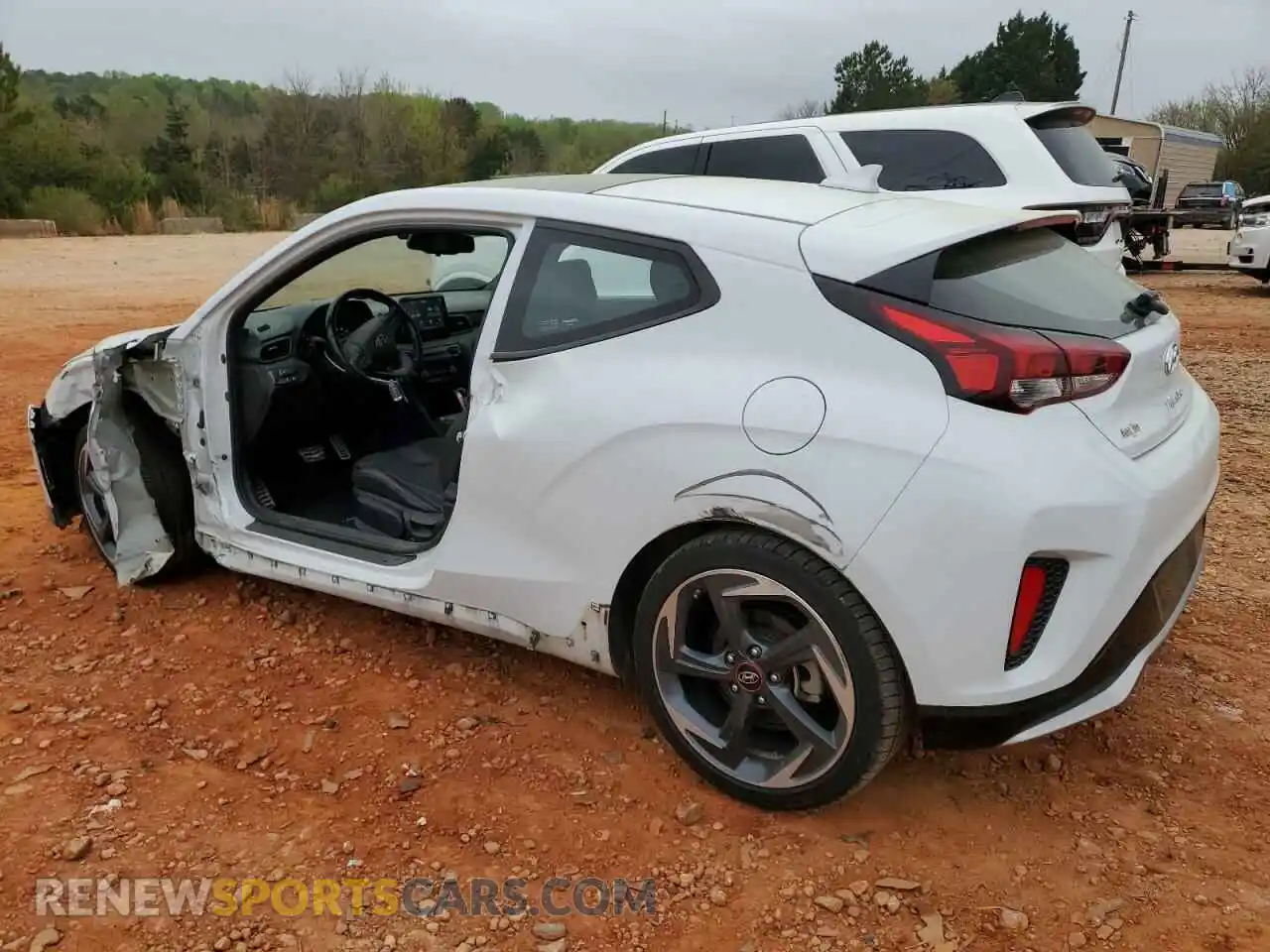 2 Photograph of a damaged car KMHTH6AB6LU021310 HYUNDAI VELOSTER 2020
