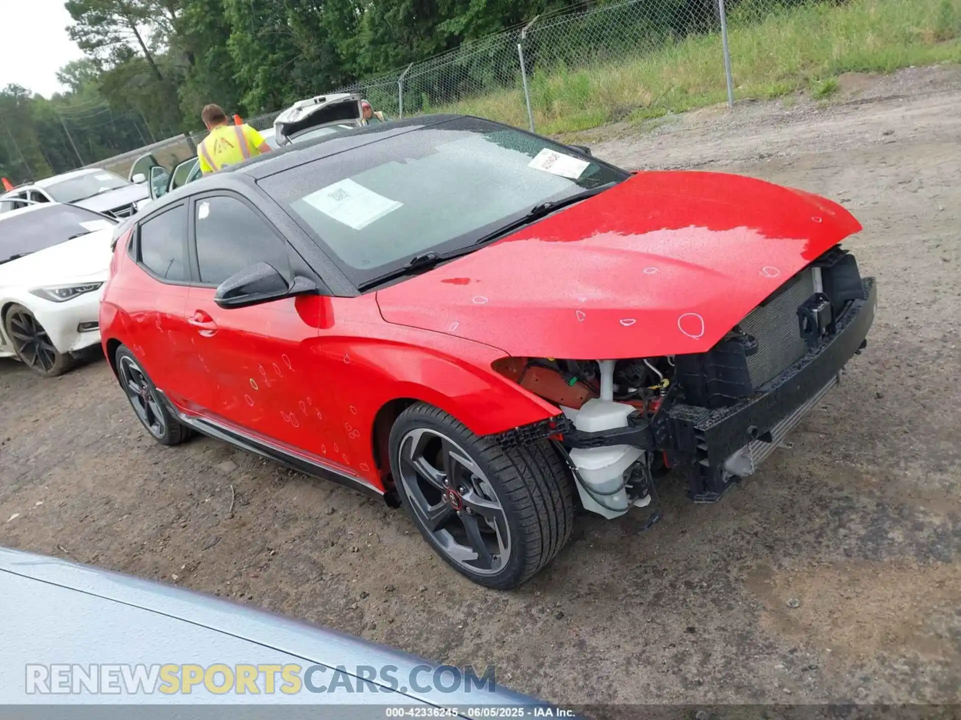 1 fotografías del automóvil dañado KMHTH6AB7LU028007 HYUNDAI VELOSTER 2020