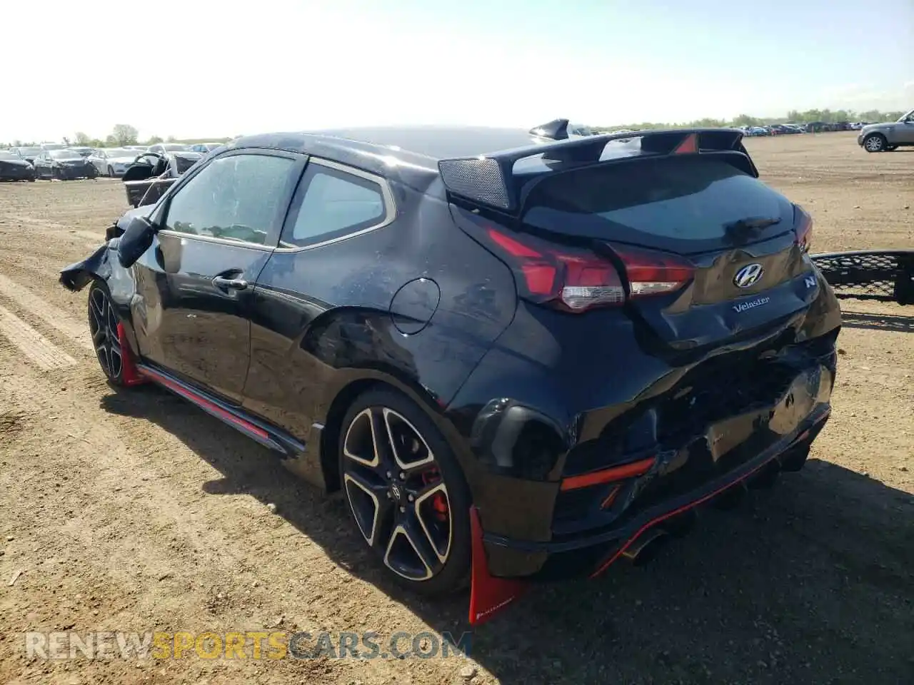 2 Photograph of a damaged car KMHT36AH0MU009934 HYUNDAI VELOSTER 2021
