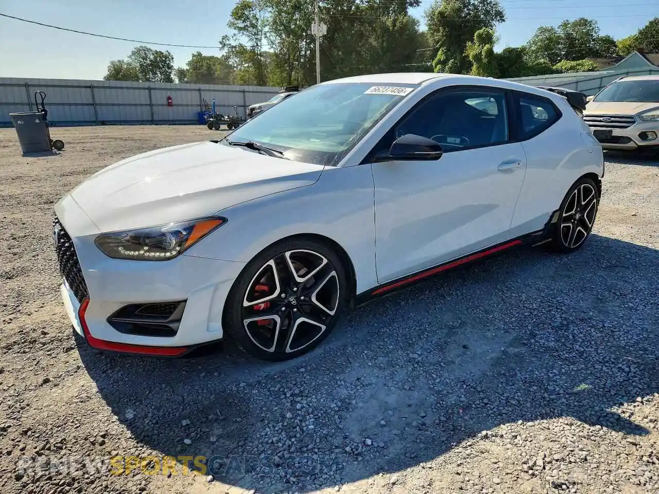 1 Photograph of a damaged car KMHT36AH1MU008713 HYUNDAI VELOSTER 2021