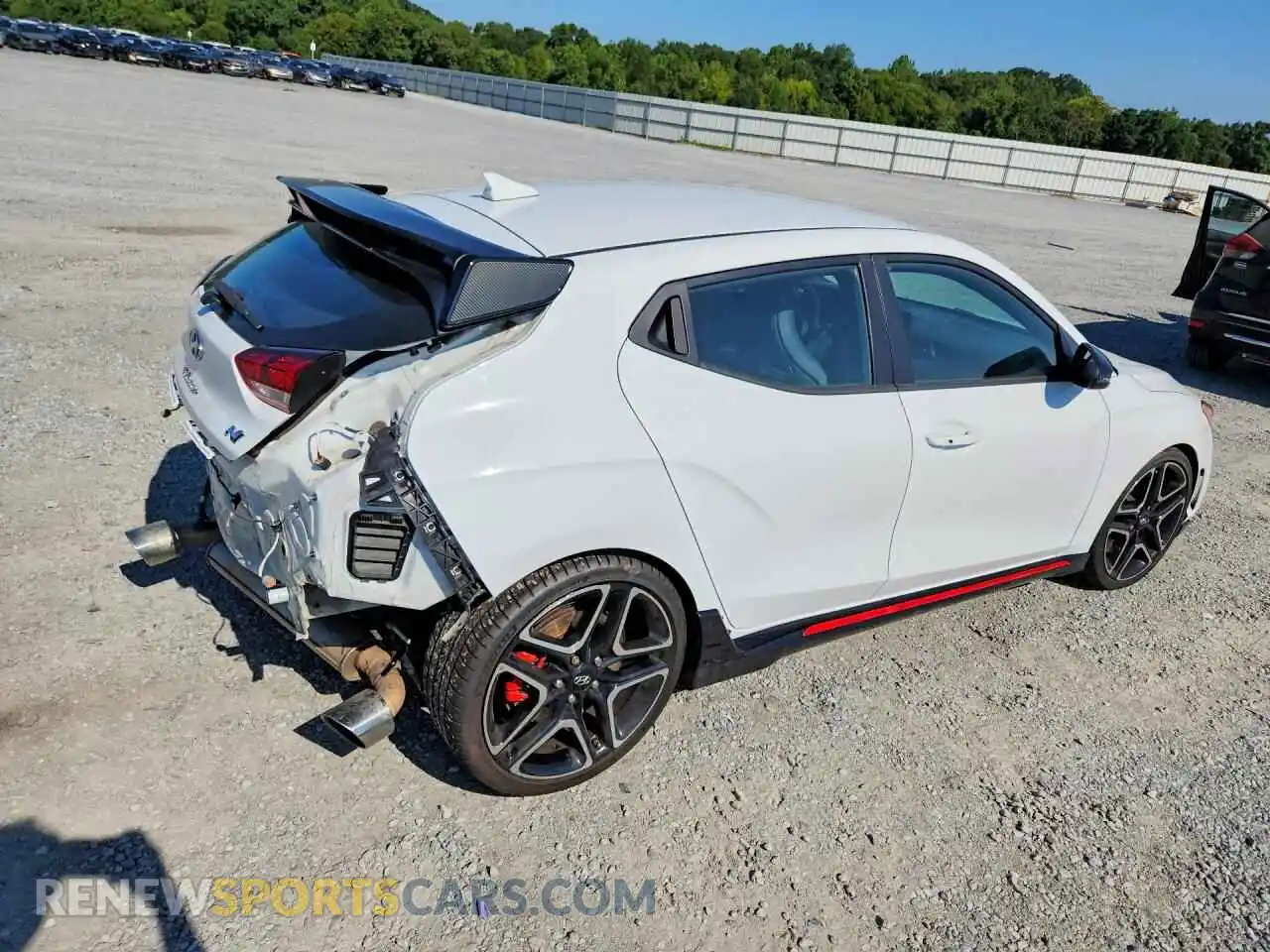 3 Photograph of a damaged car KMHT36AH1MU008713 HYUNDAI VELOSTER 2021