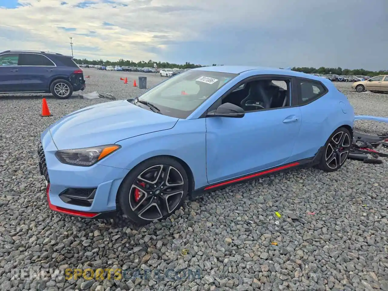 1 fotografías del automóvil dañado KMHT36AH1MU009621 HYUNDAI VELOSTER 2021
