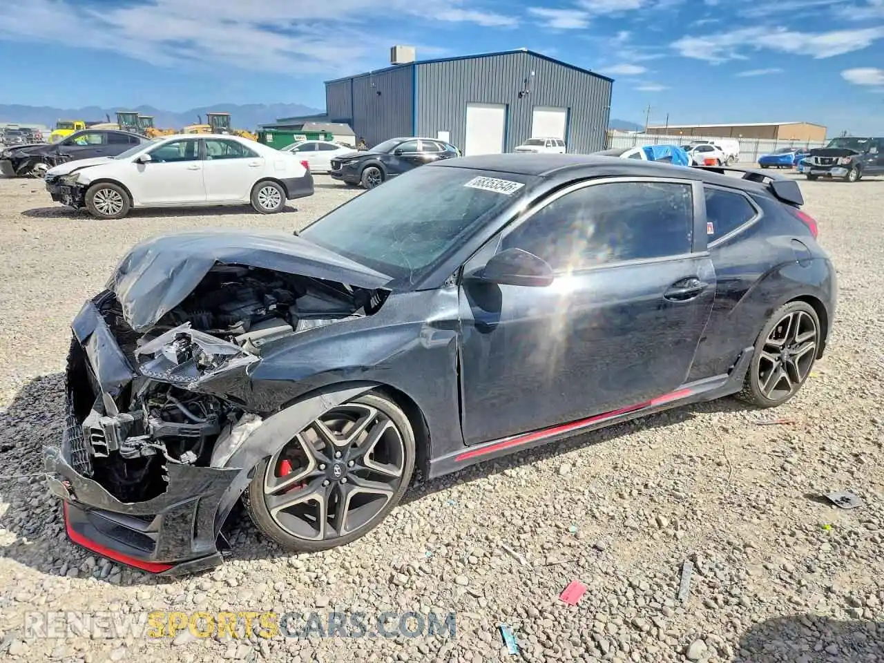 1 fotografías del automóvil dañado KMHT36AH3MU009569 HYUNDAI VELOSTER 2021