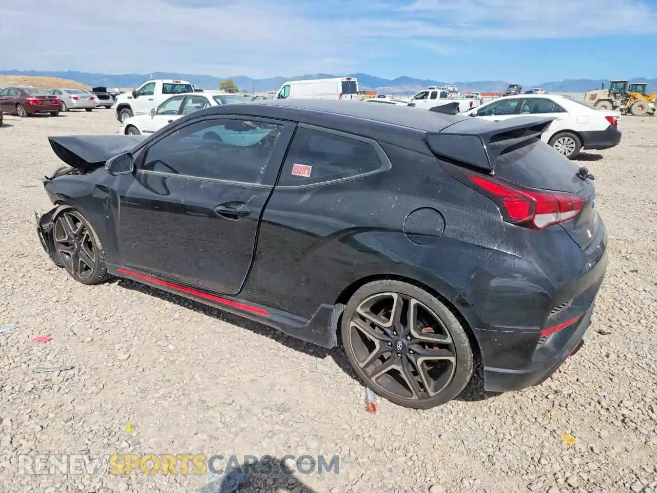 2 fotografías del automóvil dañado KMHT36AH3MU009569 HYUNDAI VELOSTER 2021