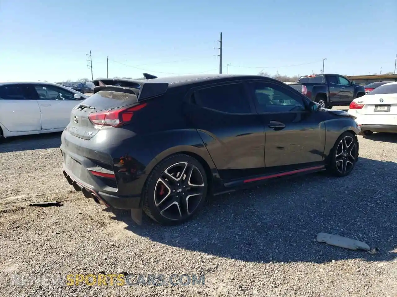 3 Photograph of a damaged car KMHT36AH9MU010337 HYUNDAI VELOSTER 2021