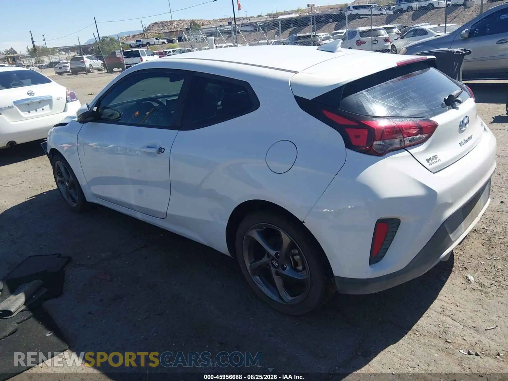 3 Photograph of a damaged car KMHTG6AF0MU032617 HYUNDAI VELOSTER 2021