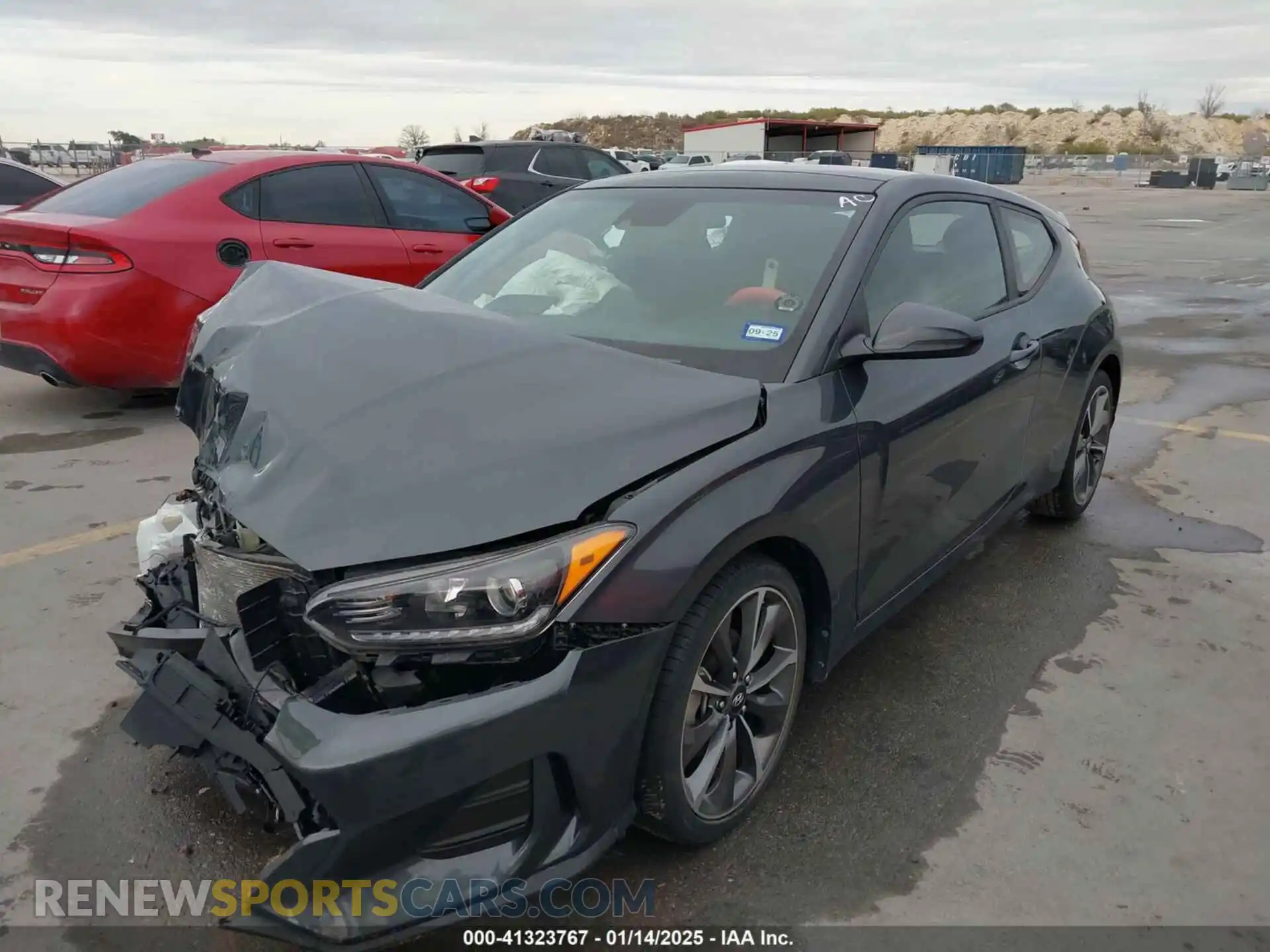 2 Photograph of a damaged car KMHTG6AF1MU032870 HYUNDAI VELOSTER 2021