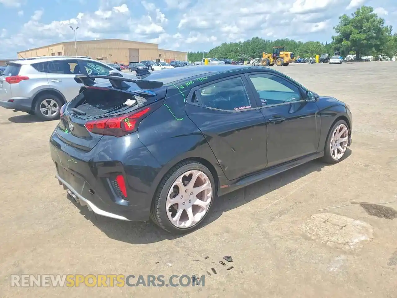 3 fotografías del automóvil dañado KMHTH6AB0MU032546 HYUNDAI VELOSTER 2021
