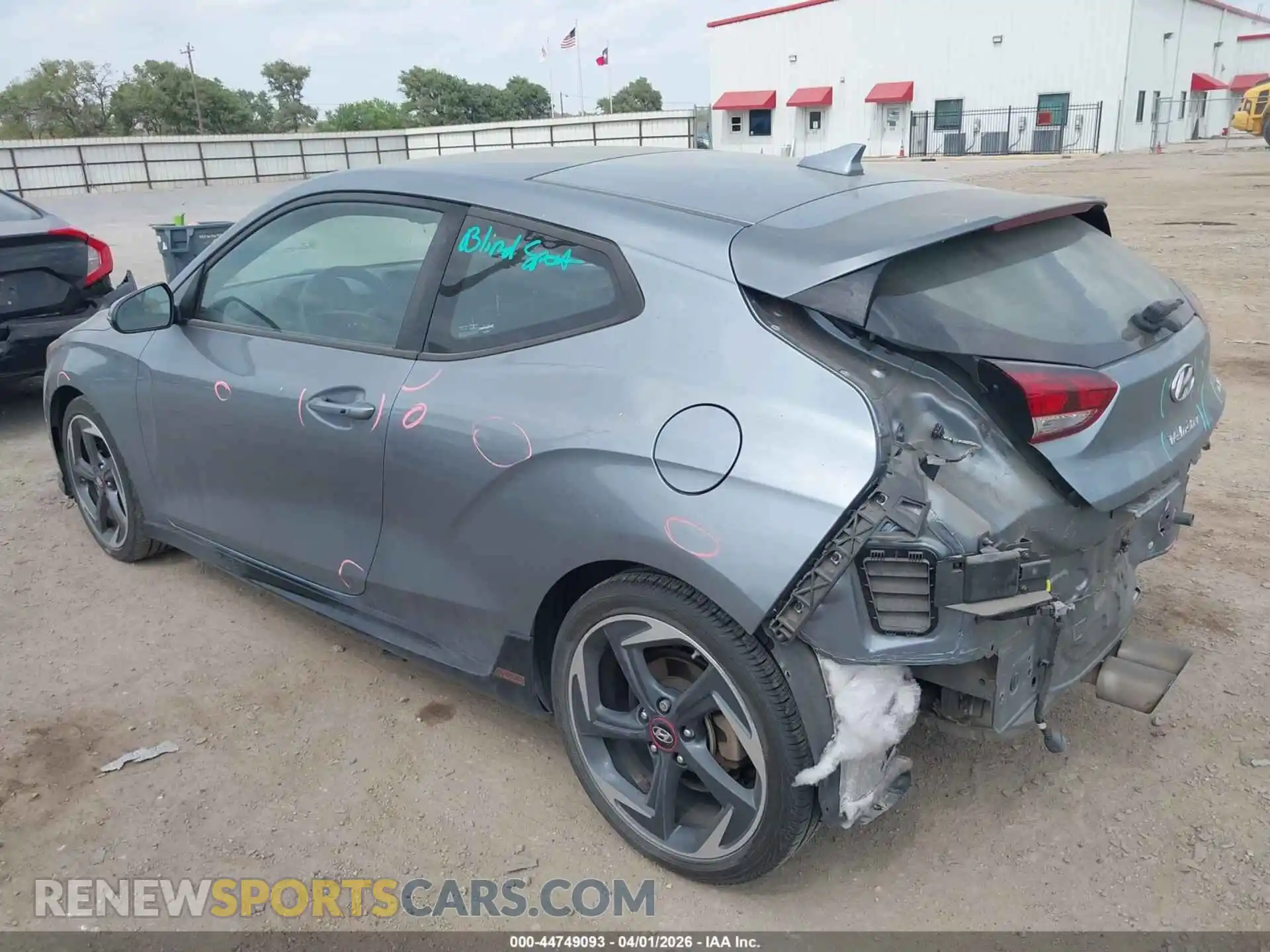 3 Photograph of a damaged car KMHTH6AB0MU032711 HYUNDAI VELOSTER 2021