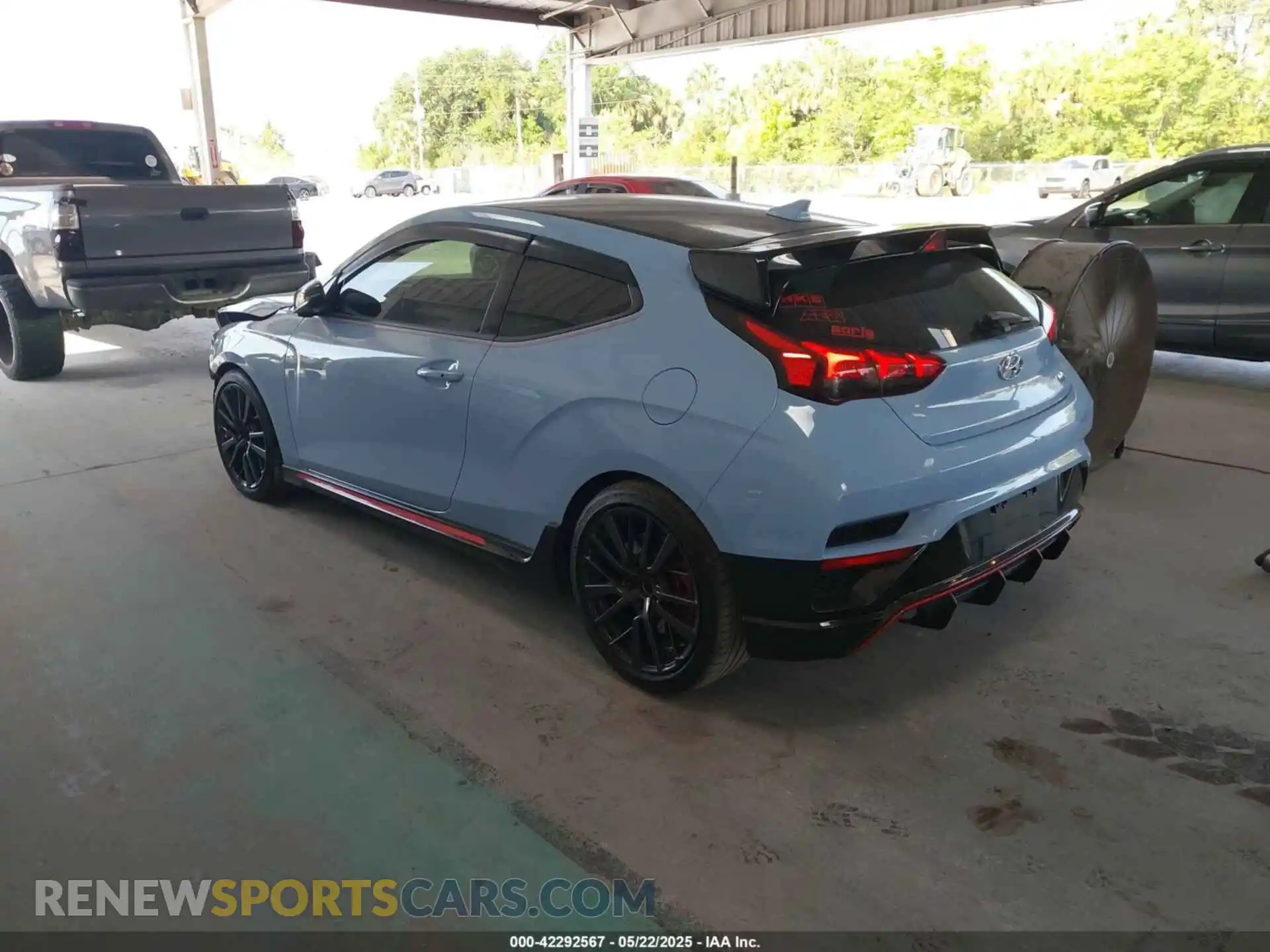 3 fotografías del automóvil dañado KMHT36AH1LU004224 HYUNDAI VELOSTER N 2020