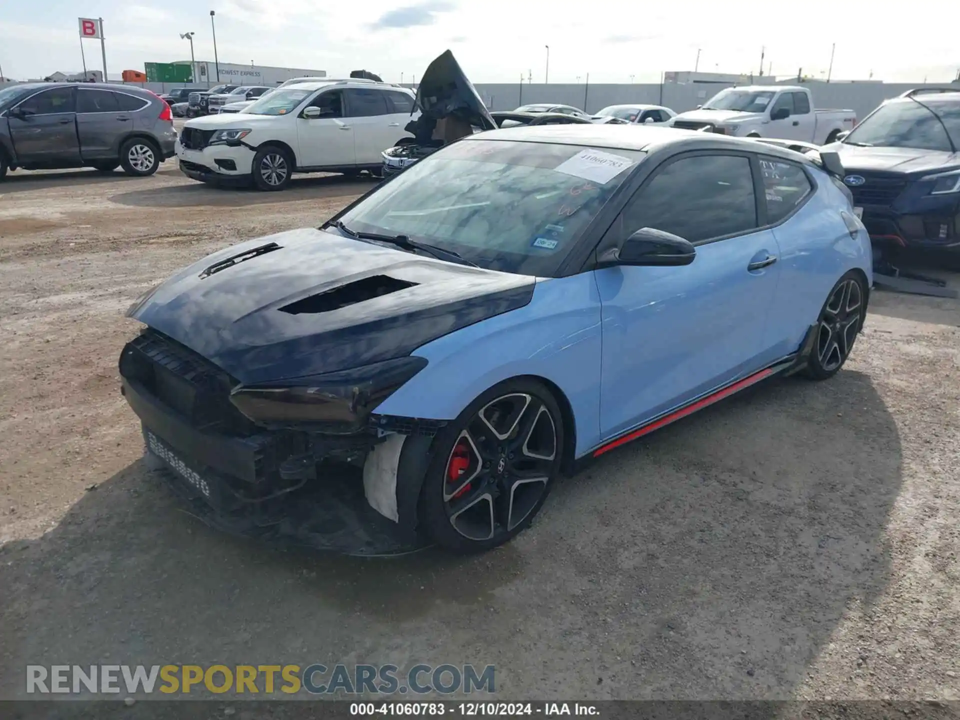 2 fotografías del automóvil dañado KMHT36AH2LU003647 HYUNDAI VELOSTER N 2020