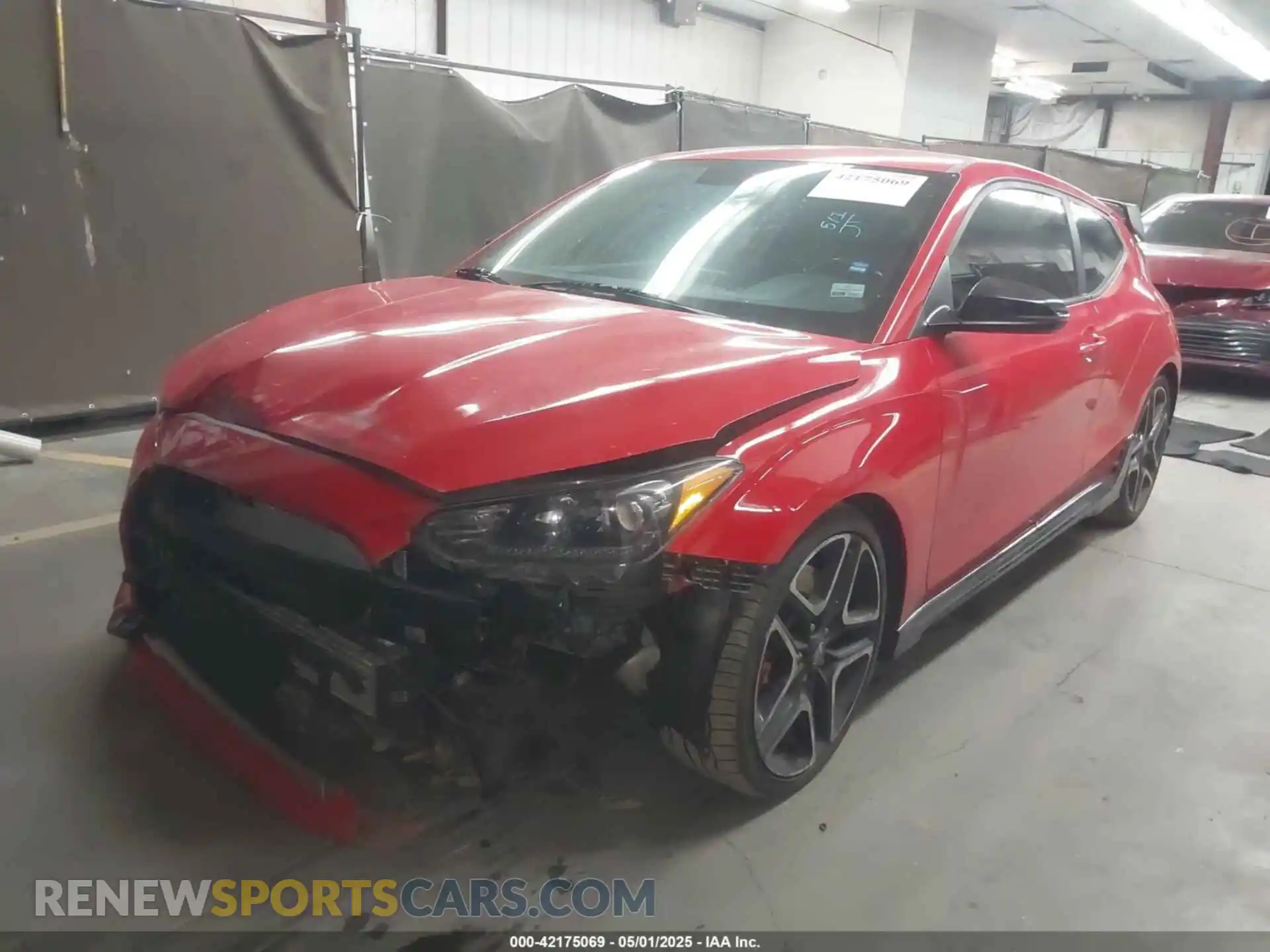 2 fotografías del automóvil dañado KMHT36AH6LU004297 HYUNDAI VELOSTER N 2020