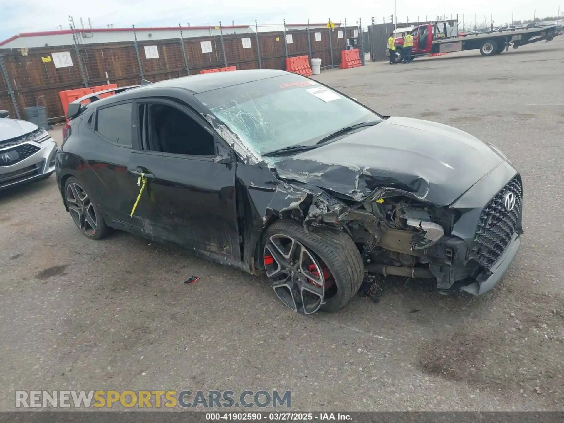 1 fotografías del automóvil dañado KMHT36AH9LU004505 HYUNDAI VELOSTER N 2020