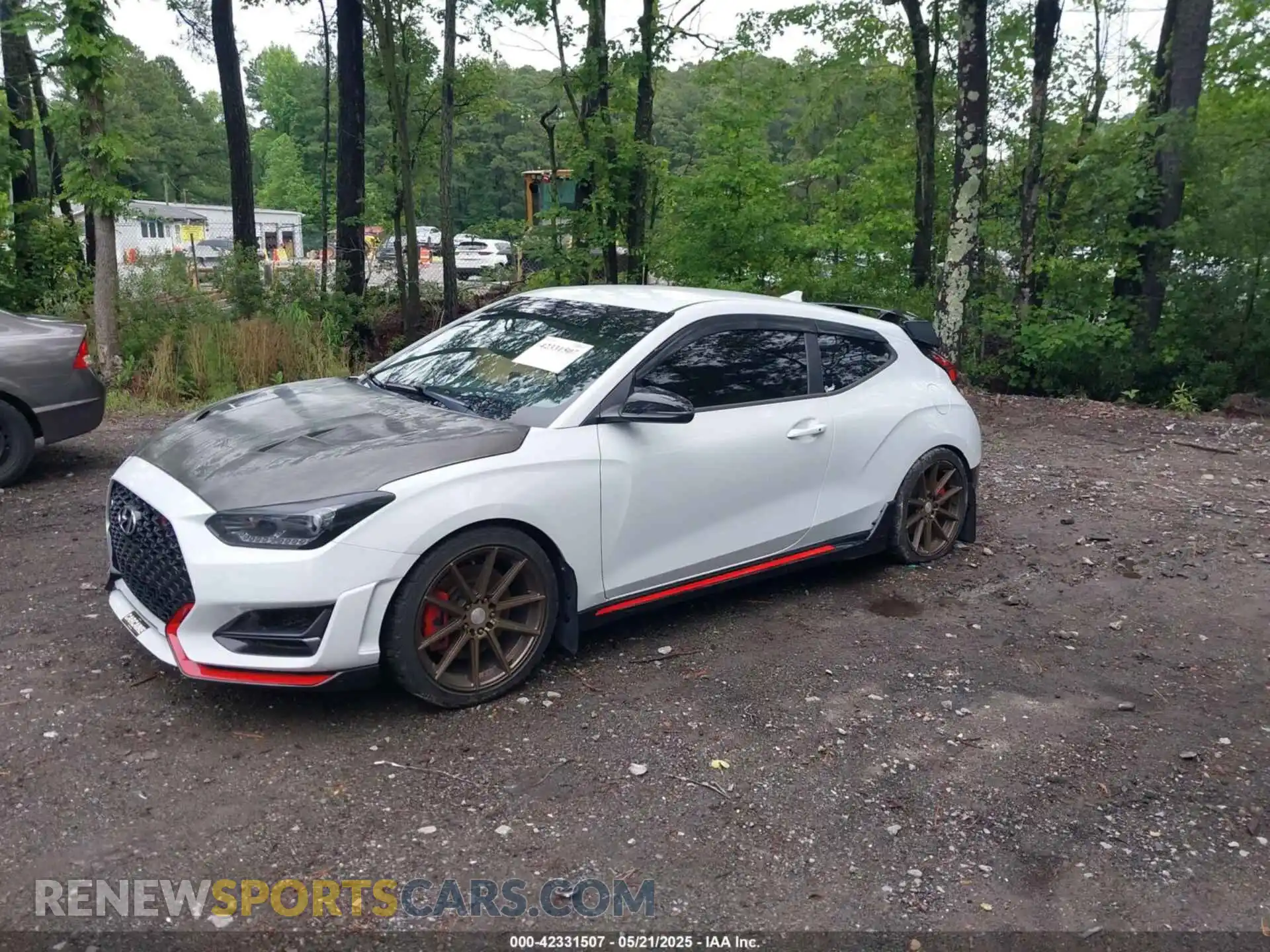 2 fotografías del automóvil dañado KMHT36AHXLU003718 HYUNDAI VELOSTER N 2020