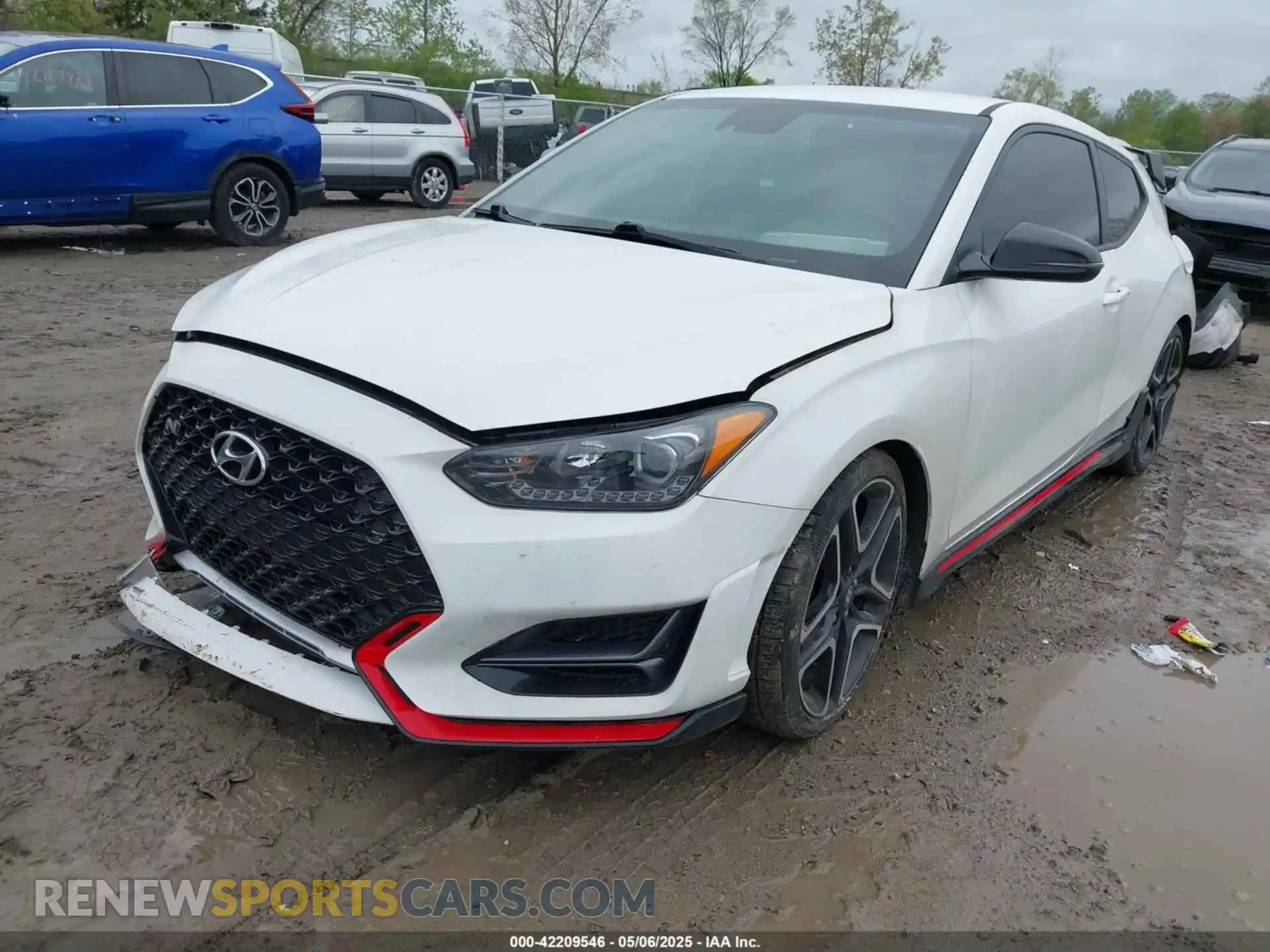 2 fotografías del automóvil dañado KMHT36AH3MU009877 HYUNDAI VELOSTER N 2021
