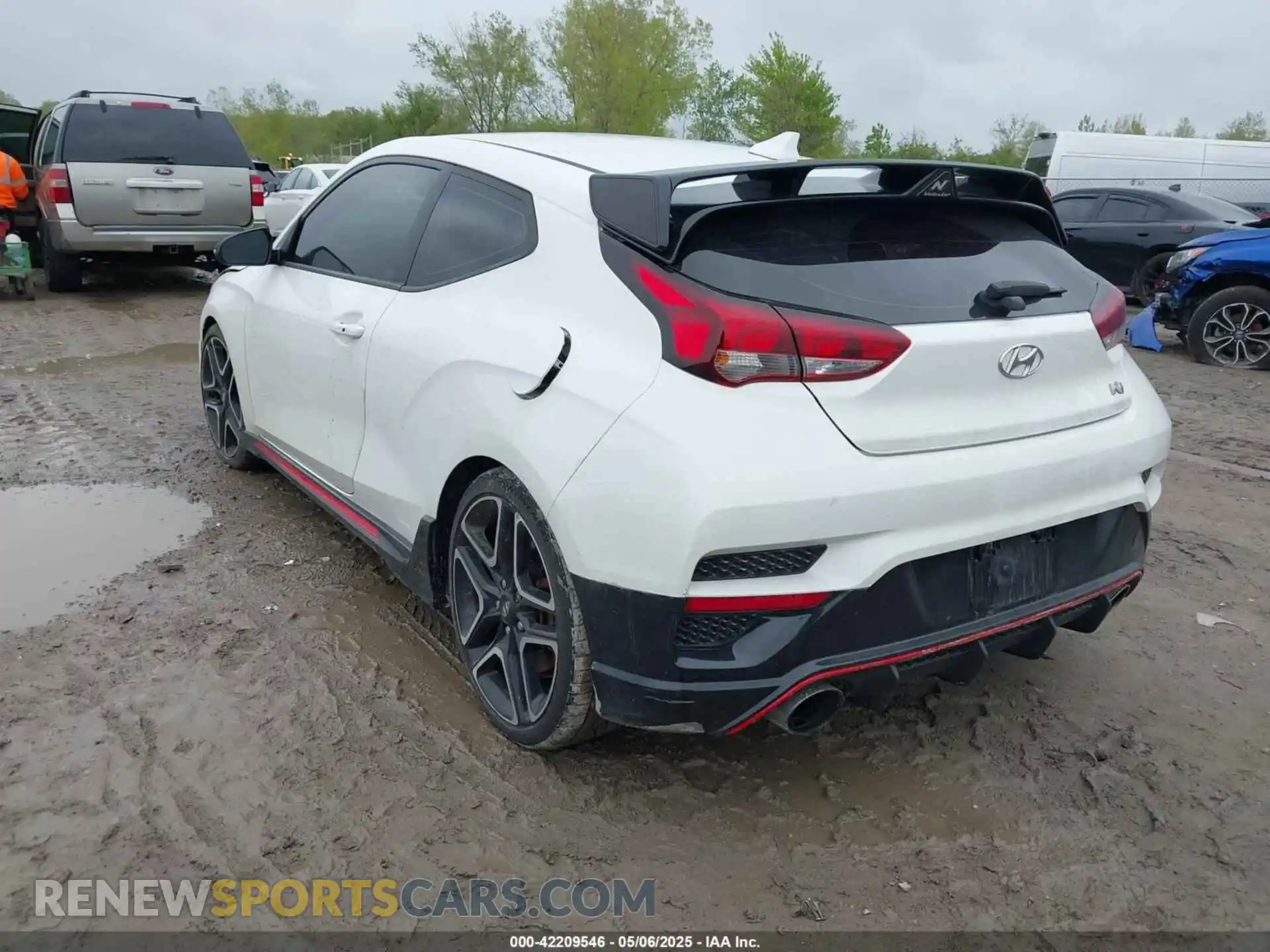 3 fotografías del automóvil dañado KMHT36AH3MU009877 HYUNDAI VELOSTER N 2021
