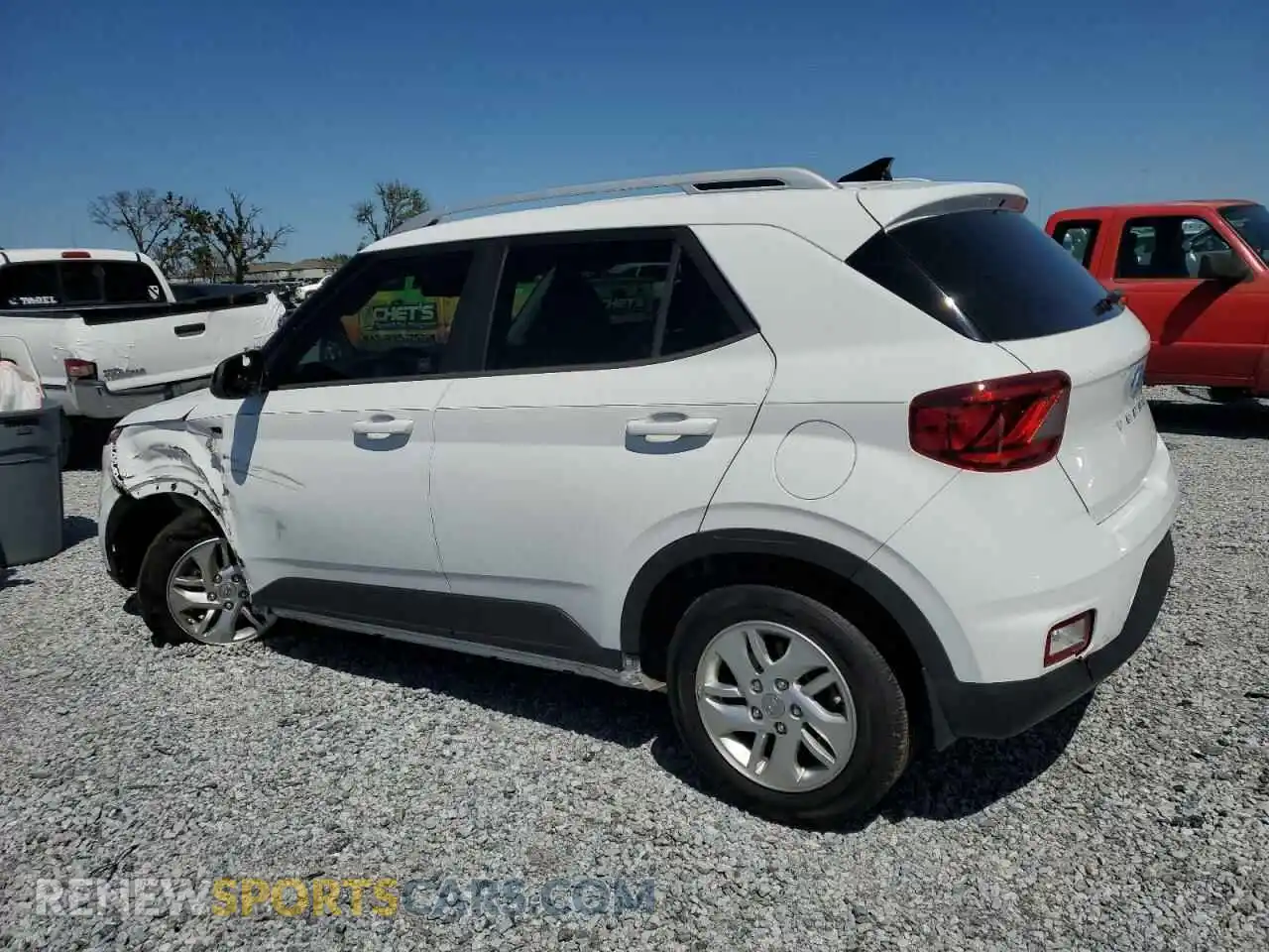 2 Photograph of a damaged car KMHRC8A30LU034311 HYUNDAI VENUE 2020