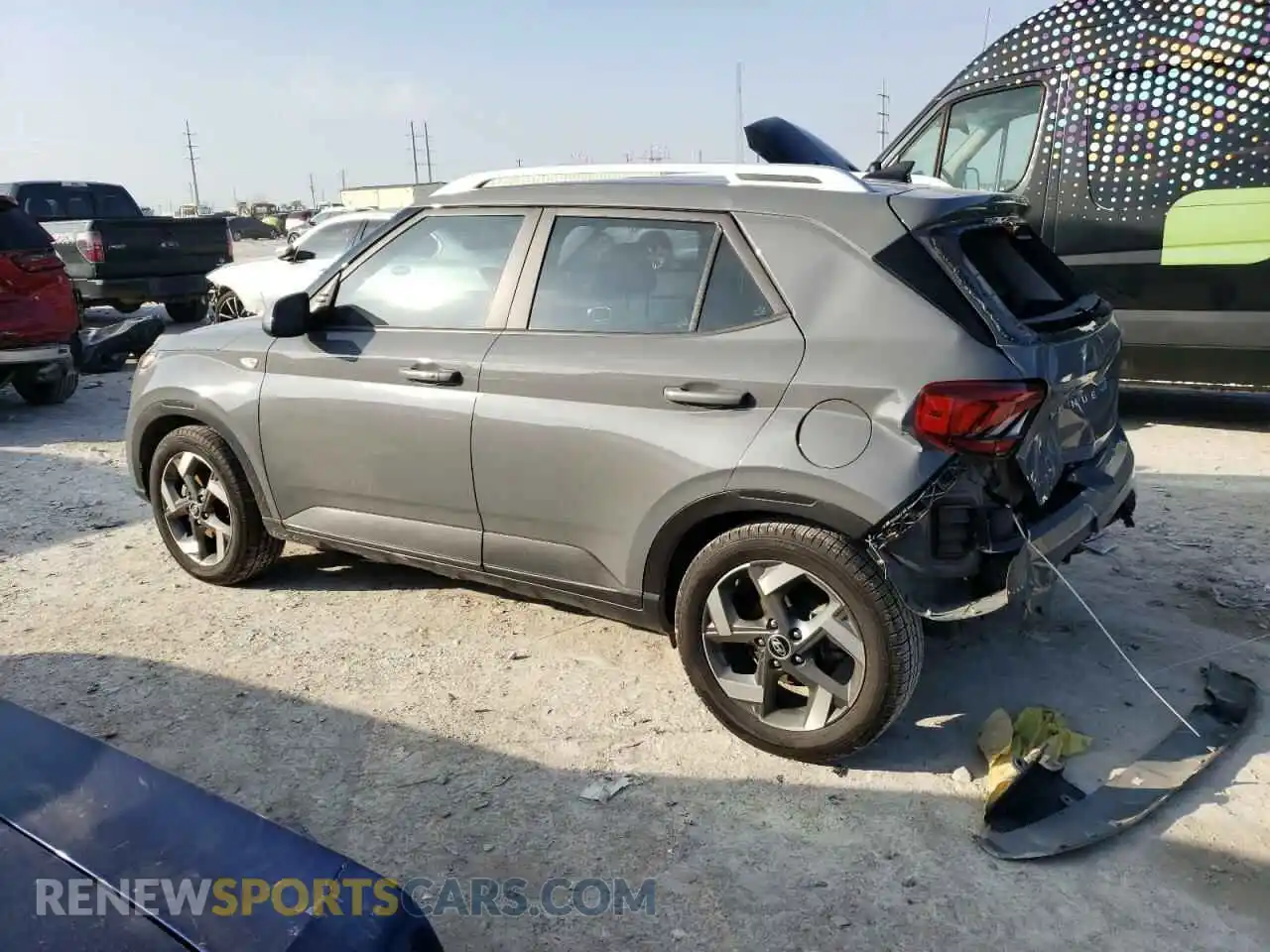 2 Photograph of a damaged car KMHRC8A38LU020415 HYUNDAI VENUE 2020