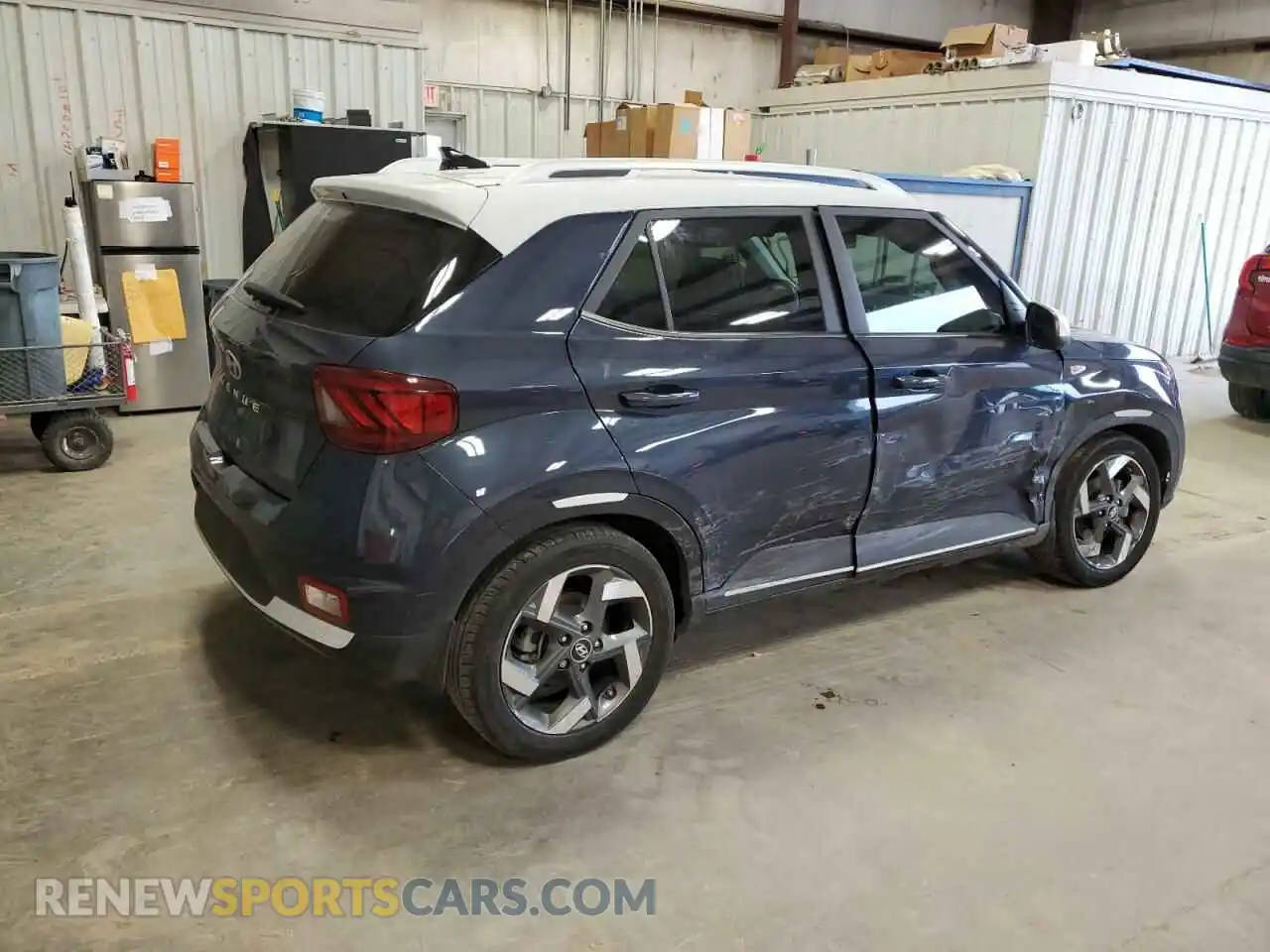 3 Photograph of a damaged car KMHRC8A38LU022777 HYUNDAI VENUE 2020
