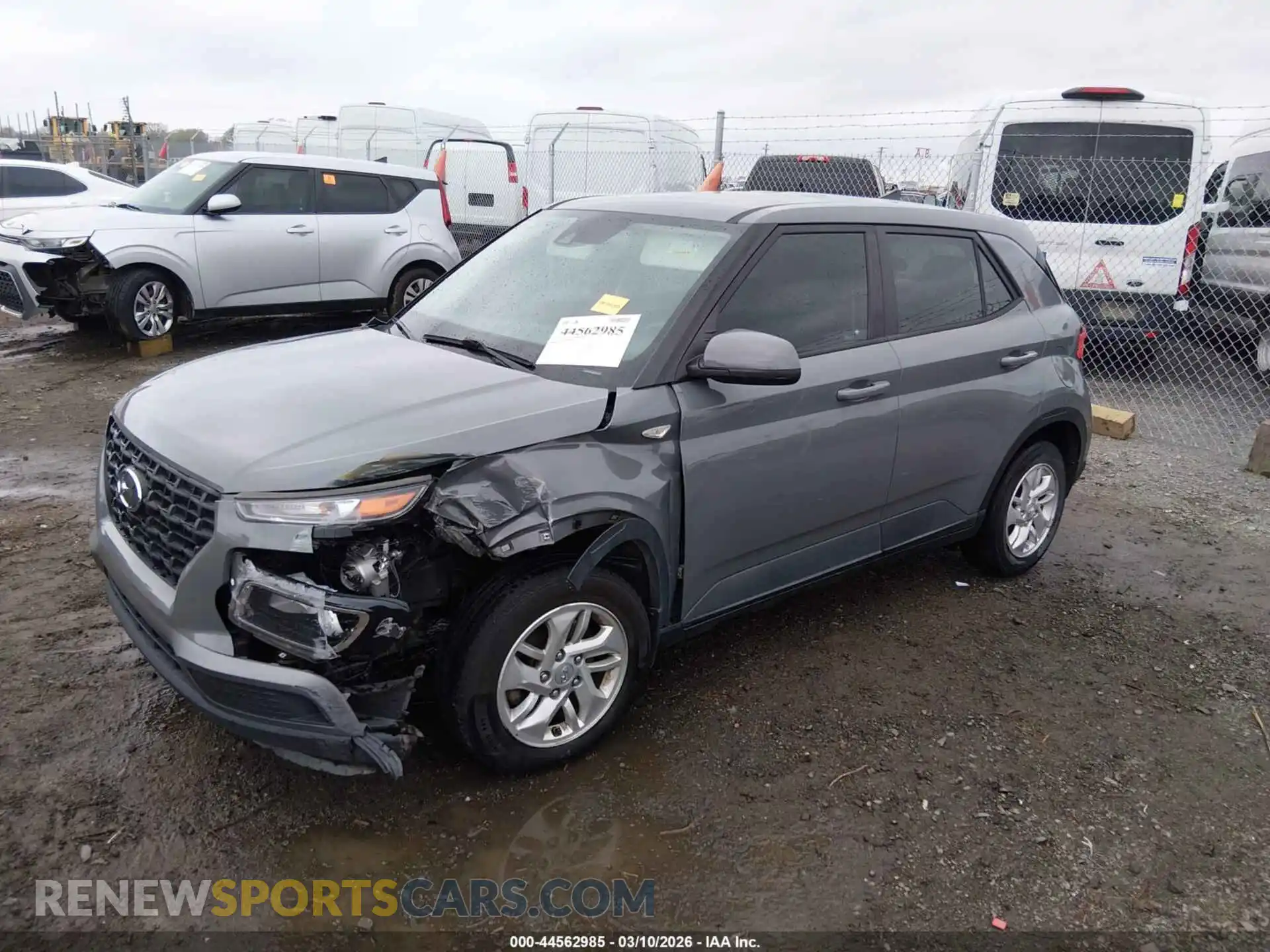 2 Photograph of a damaged car KMHRB8A3XMU073895 HYUNDAI VENUE 2021