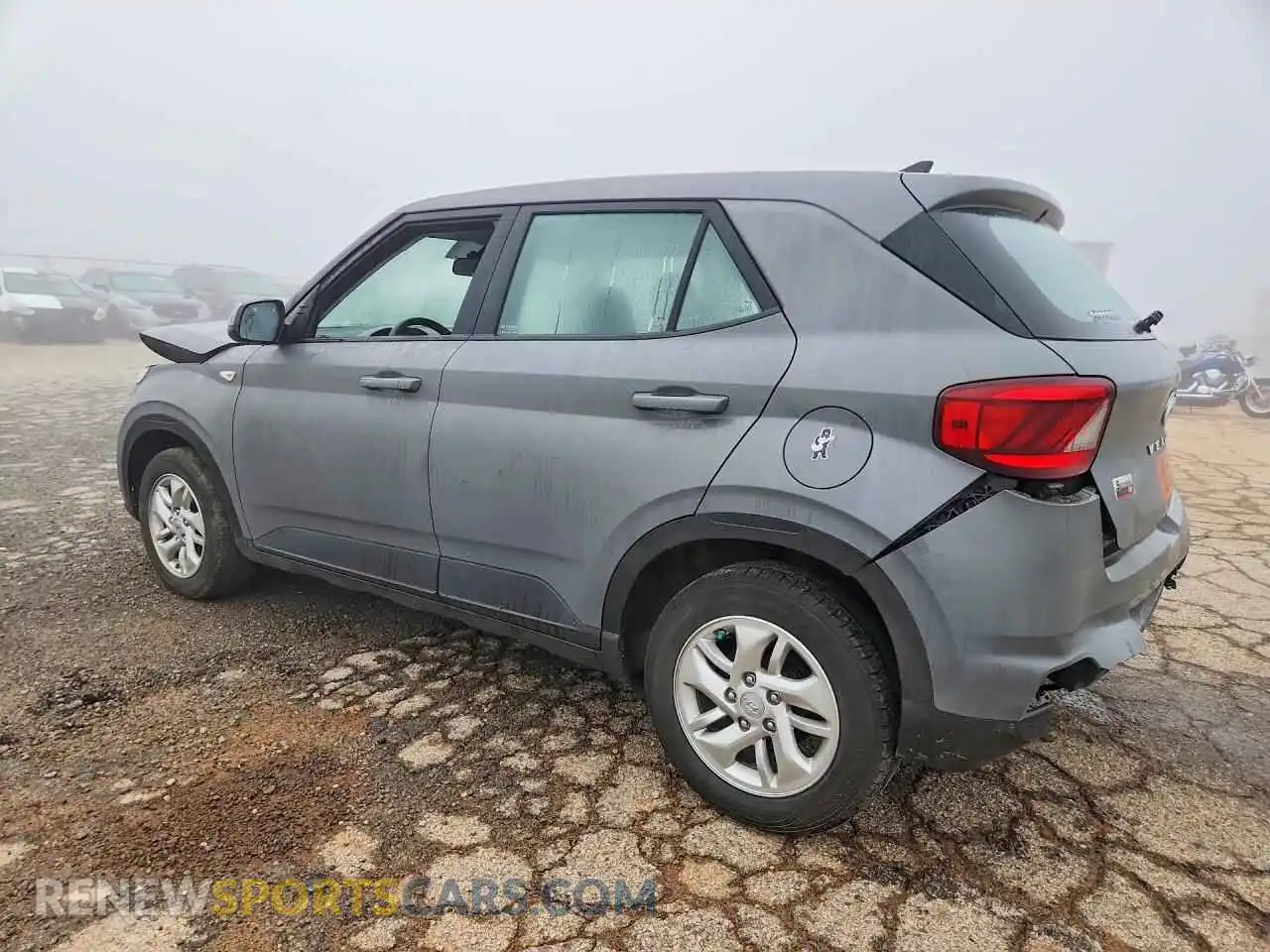 2 Photograph of a damaged car KMHRB8A3XMU127714 HYUNDAI VENUE 2021