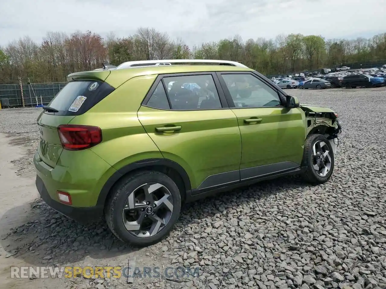3 Photograph of a damaged car KMHRC8A30MU089827 HYUNDAI VENUE 2021