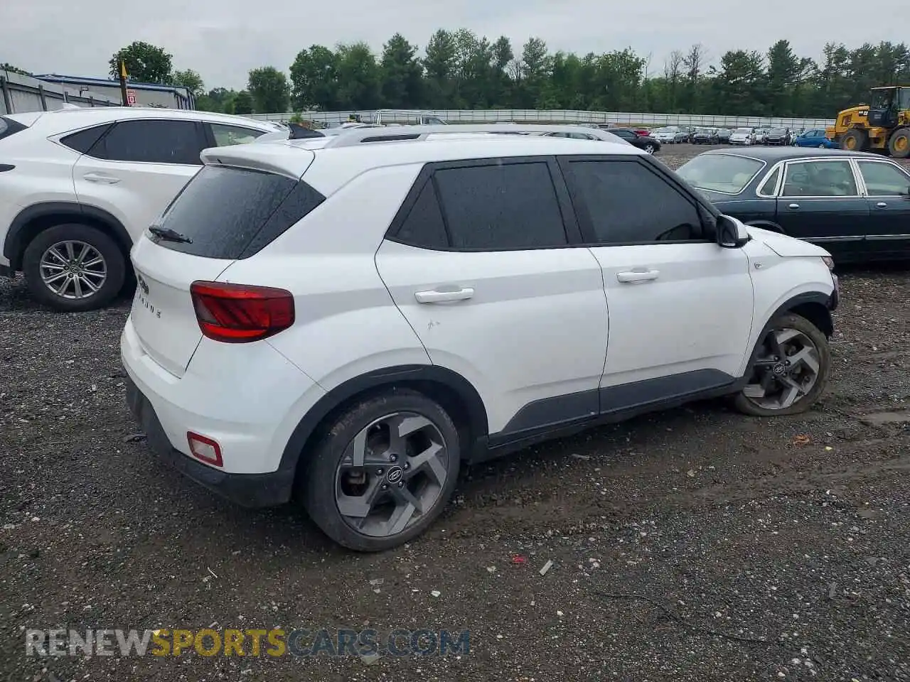 3 Photograph of a damaged car KMHRC8A30MU102964 HYUNDAI VENUE 2021
