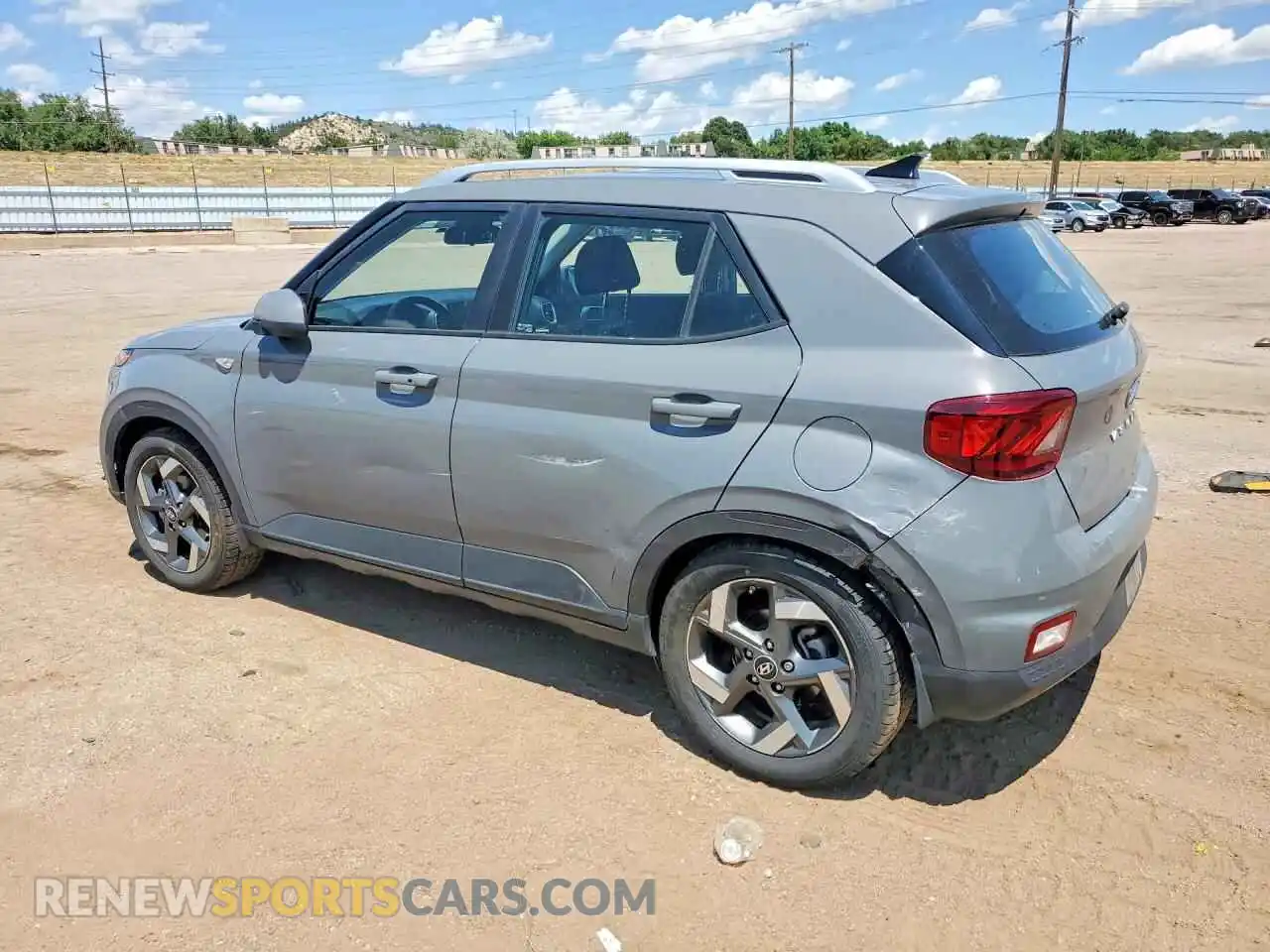 2 Photograph of a damaged car KMHRC8A30MU126830 HYUNDAI VENUE 2021