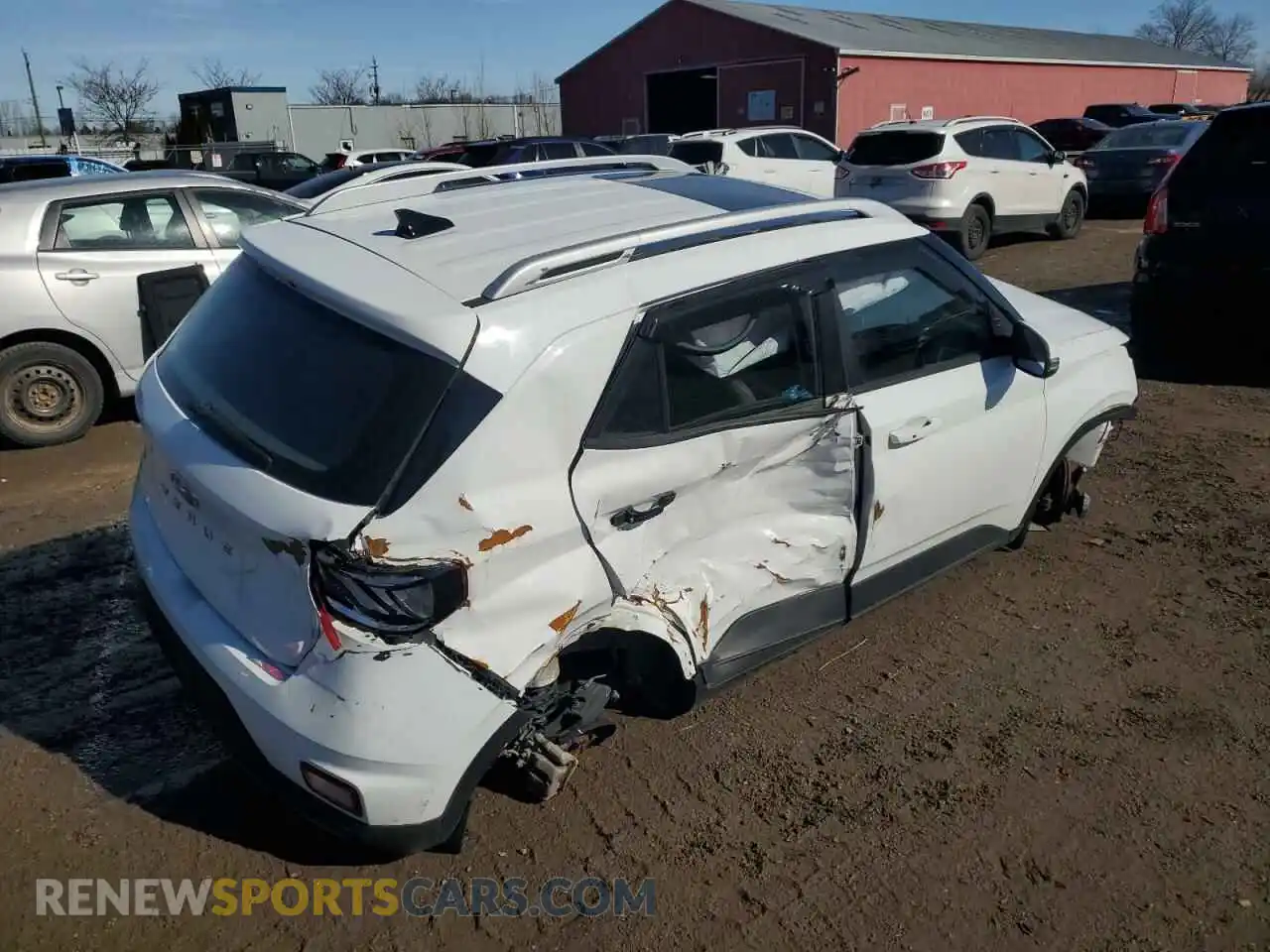 3 Photograph of a damaged car KMHRC8A31MU081395 HYUNDAI VENUE 2021