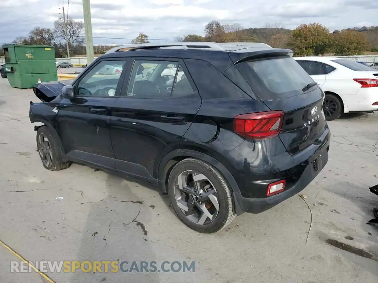 2 Photograph of a damaged car KMHRC8A31MU127923 HYUNDAI VENUE 2021