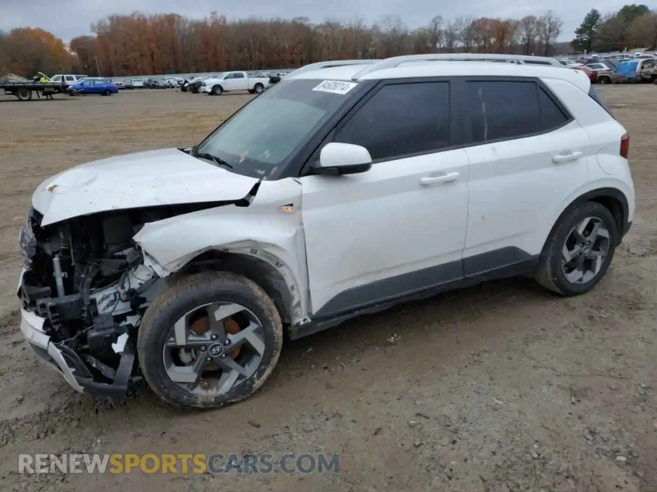1 Photograph of a damaged car KMHRC8A32MU073158 HYUNDAI VENUE 2021
