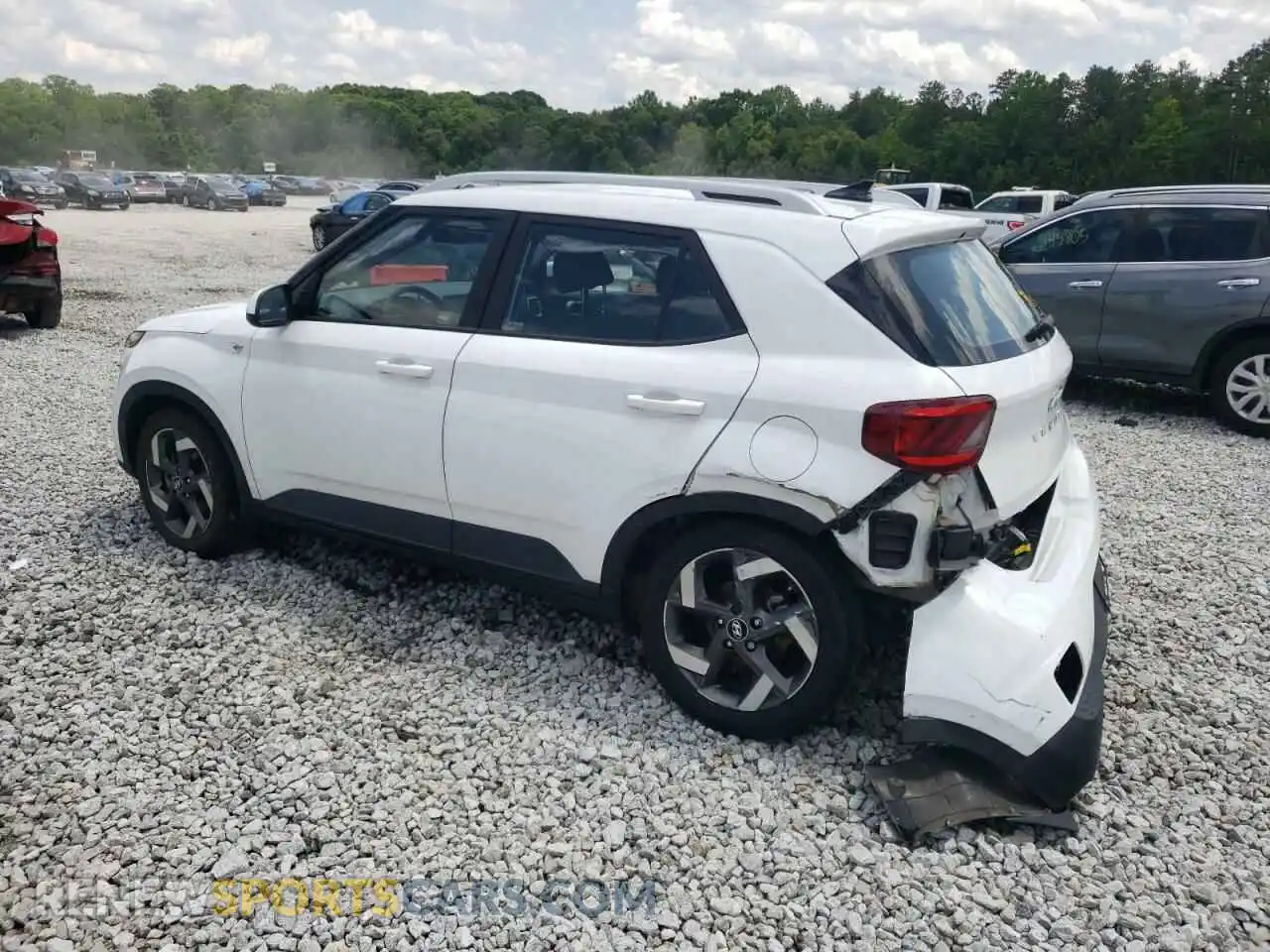 2 Photograph of a damaged car KMHRC8A32MU112797 HYUNDAI VENUE 2021